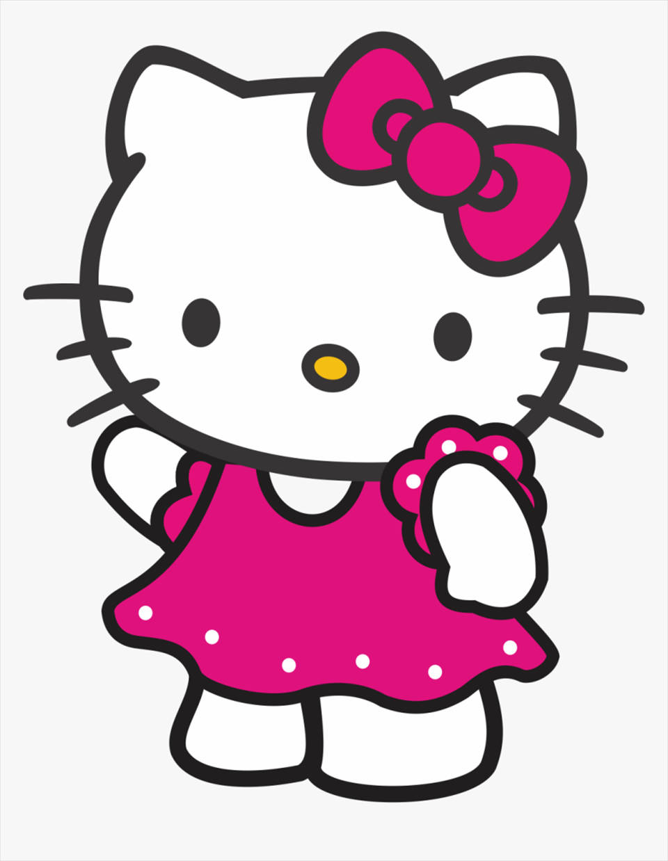 Рожева сукня мультяшна Hello Kitty PFP Шпалери