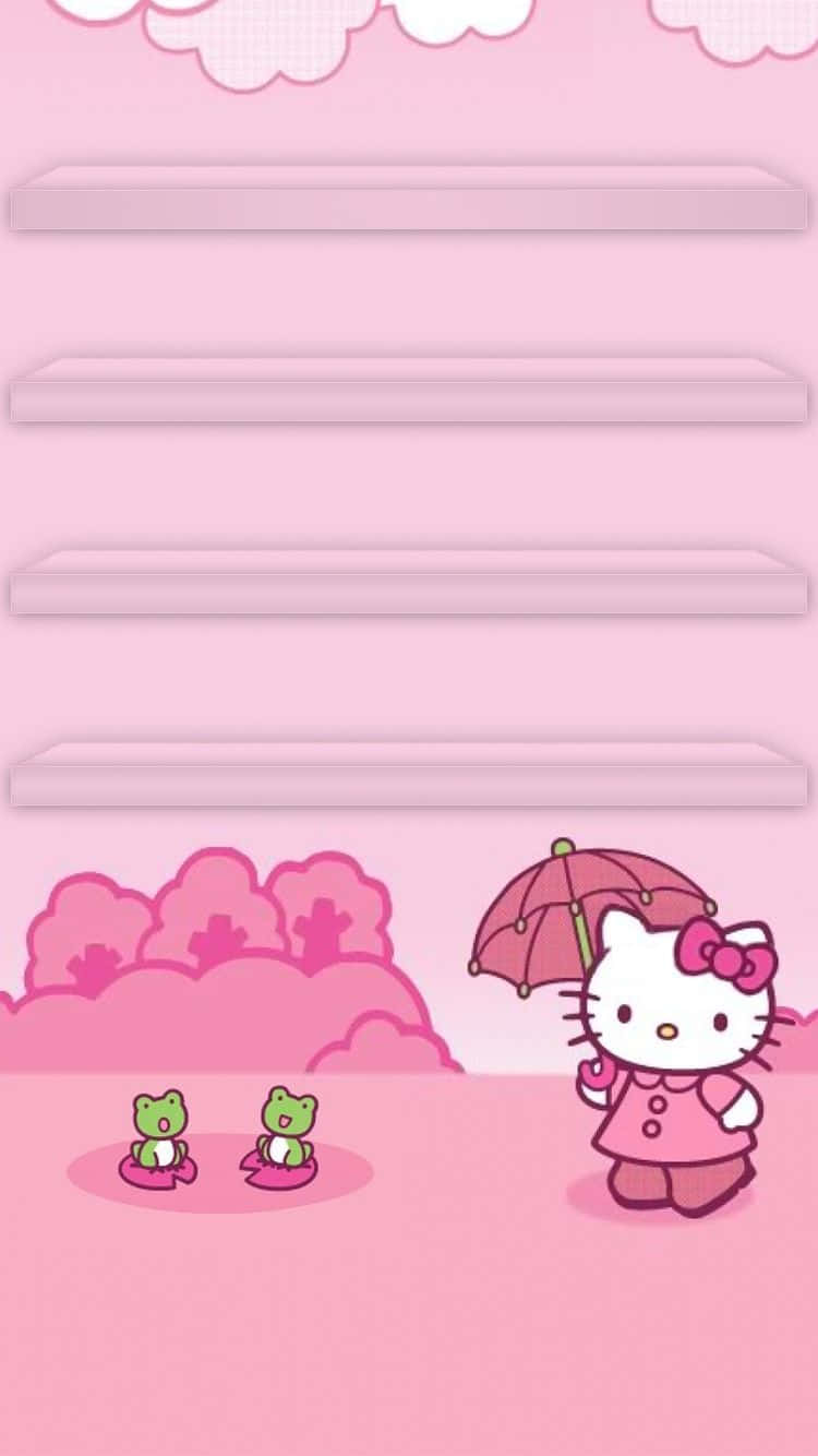 Рожевий телефон Sanrio Шпалери