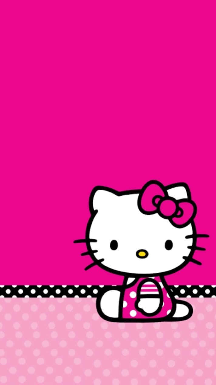 Рожевий телефон Sanrio Шпалери