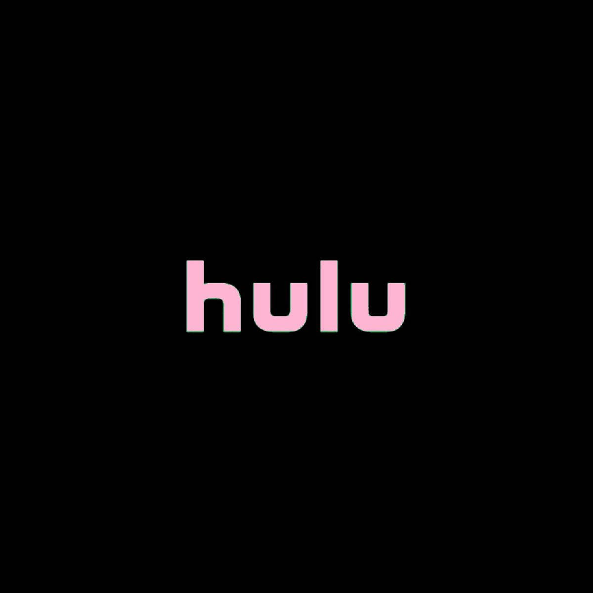 Розовый логотип Hulu Шпалери