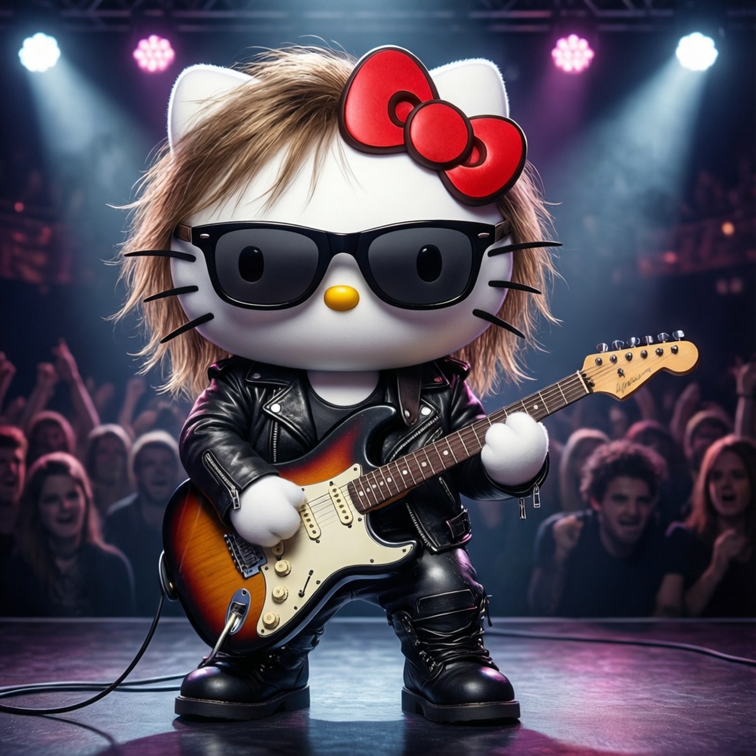 Рок-зірка Hello Kitty Шпалери