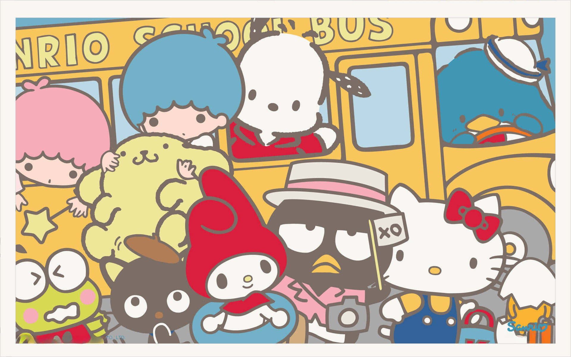 Святкуй з друзями Sanrio Шпалери