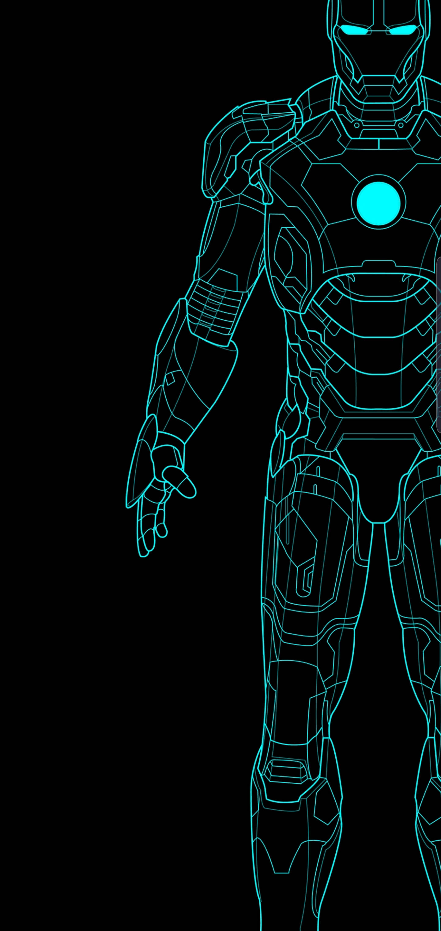 Синий Ironman S10+ Шпалери