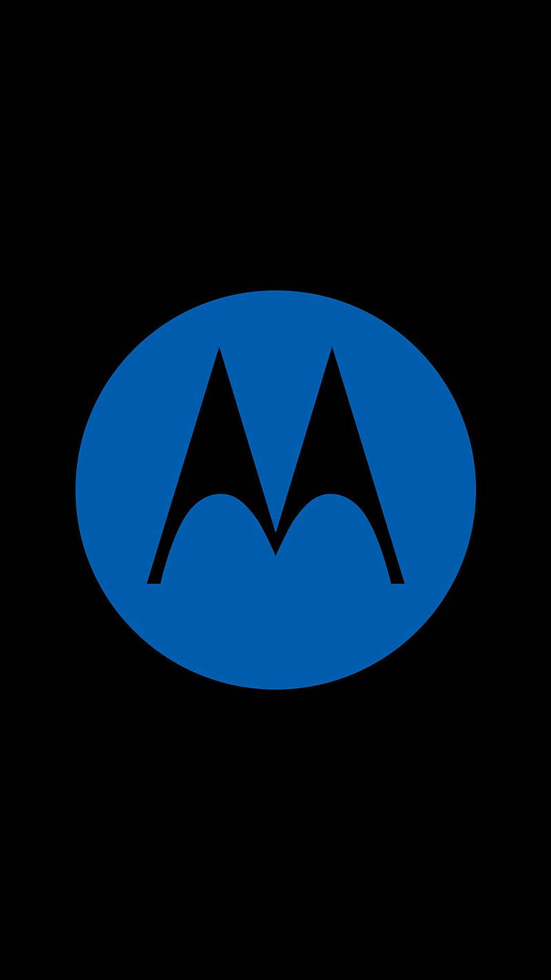 Синий логотип Motorola Шпалери