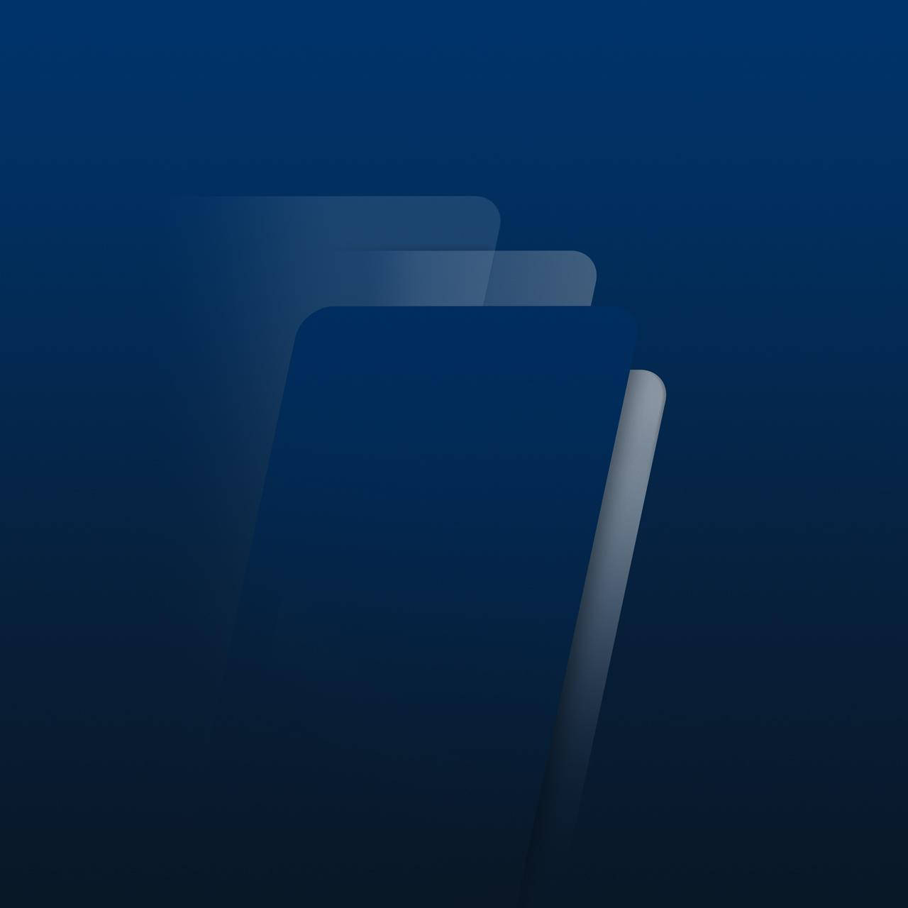 Синій прямокутник Samsung Galaxy Tablet Шпалери
