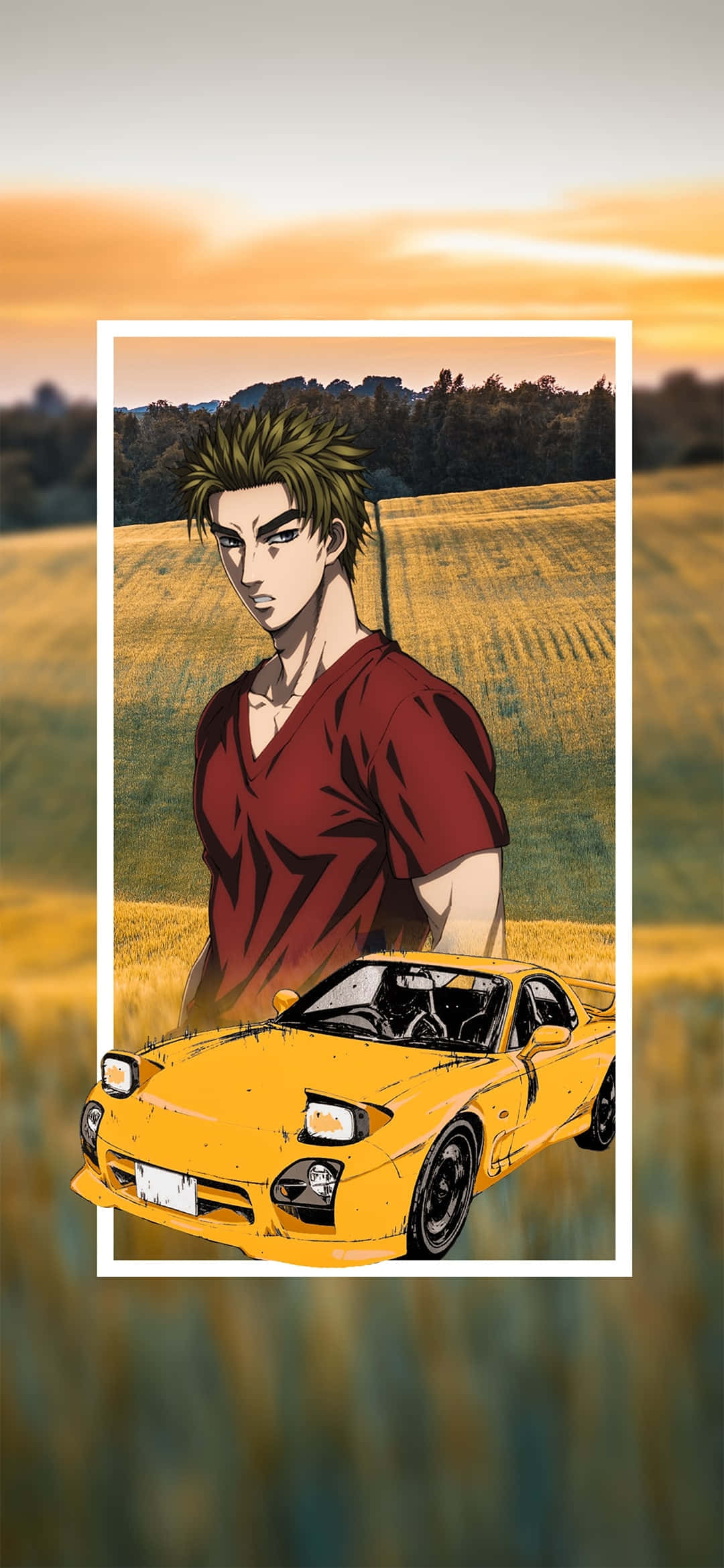 Следите за новостями о новом телефоні Initial D Шпалери