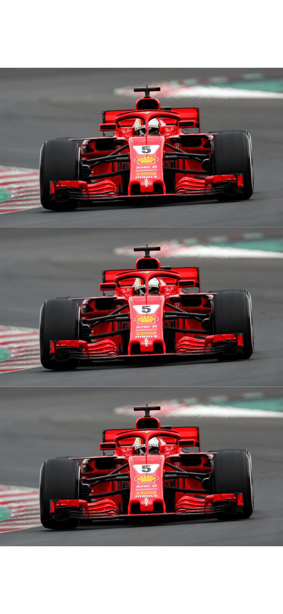 Слоистый Ferrari iPhone Xs F1 2018 фон Шпалери