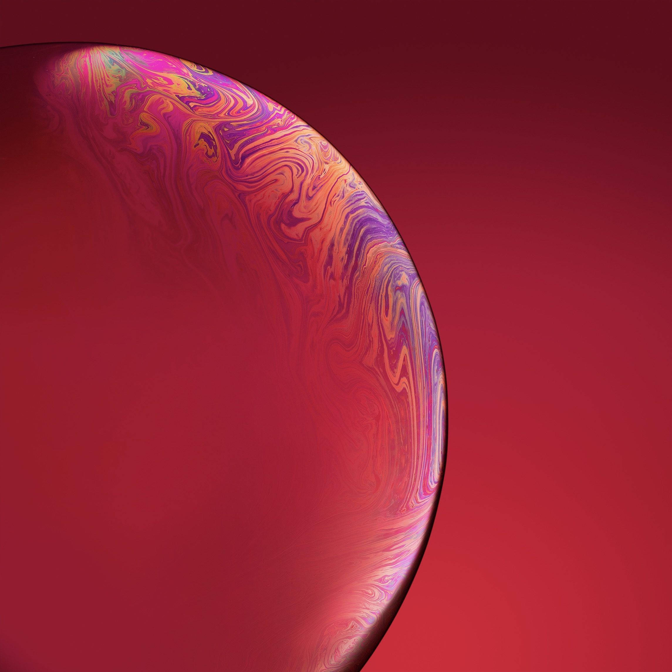 Смелый красный iPhone XR Шпалери