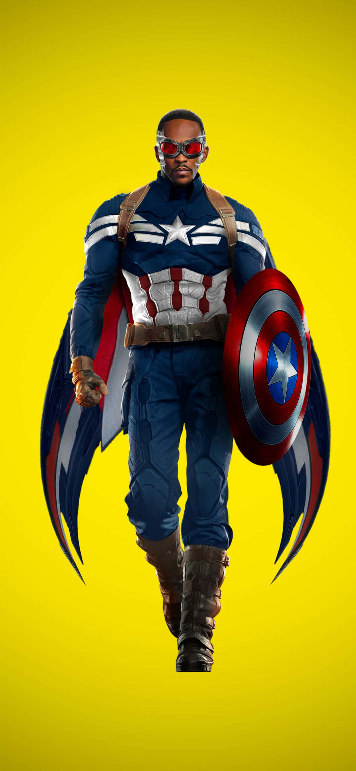 Сокол Marvel як Капитан Америка Шпалери