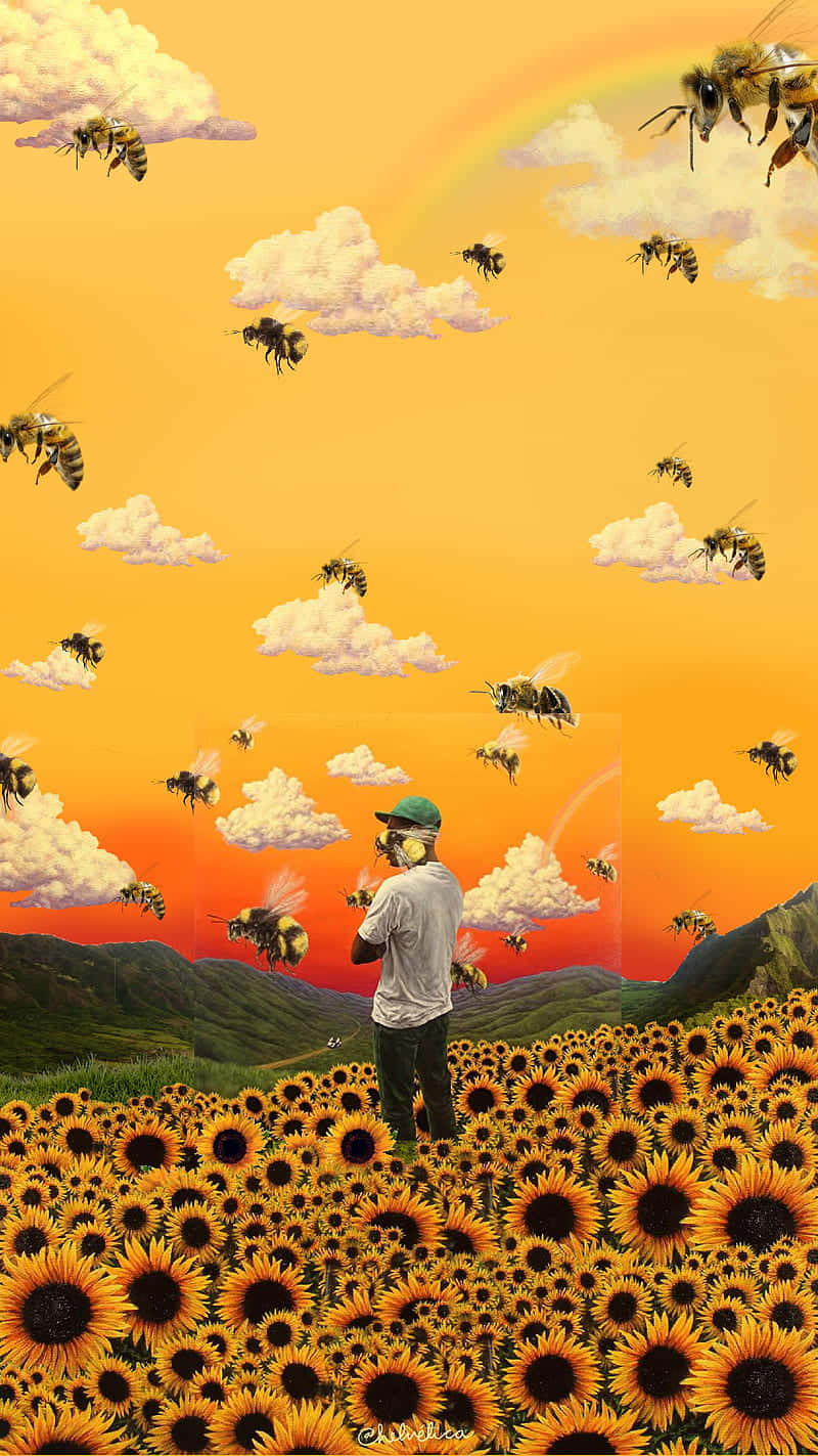 Соняшникове поле Tyler The Creator PFP Шпалери