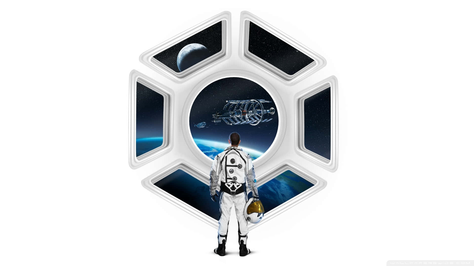 Спостерігаючи за космосом 1920x1080 Civilization Beyond Earth фон Шпалери