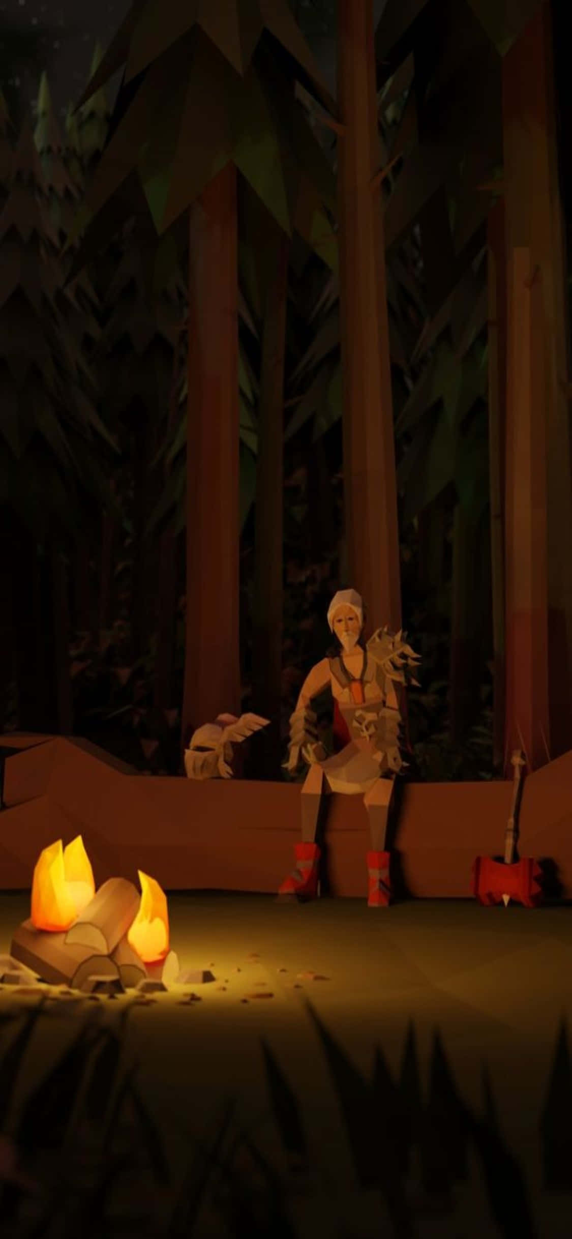 Old Man In iPhone X Runescape Oldschool Background Шпалери