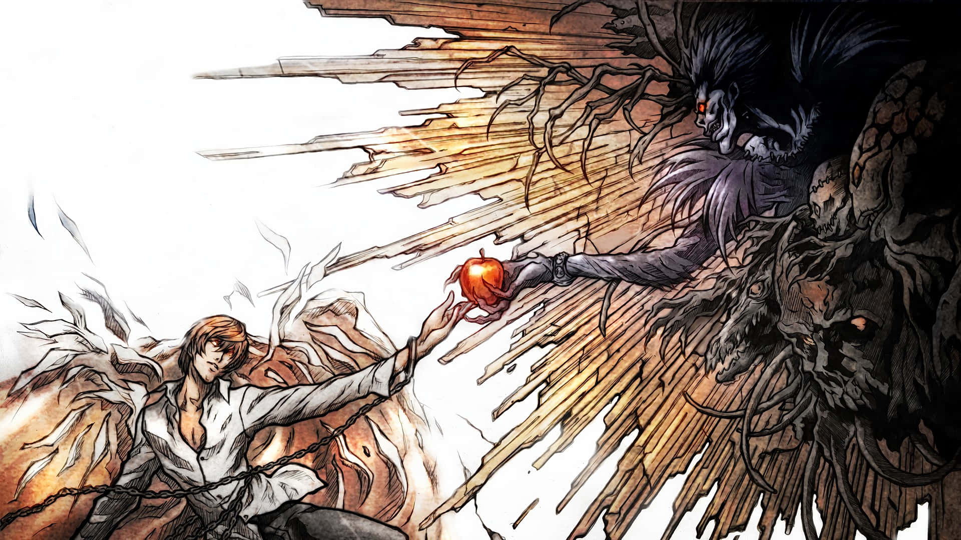 Створення Адама Death Note 4K Шпалери