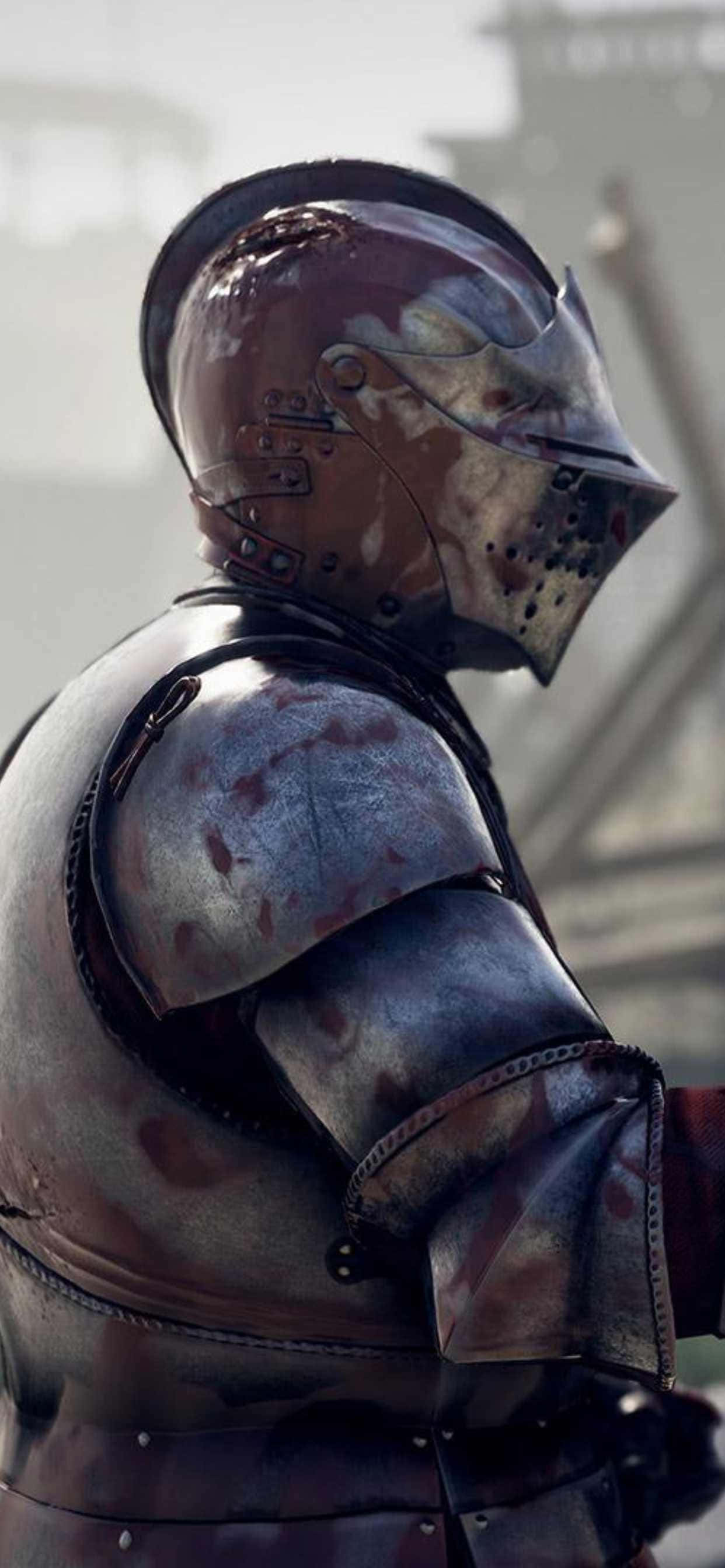 Стоковое фото iPhone XS Max с игрой Mordhau Шпалери