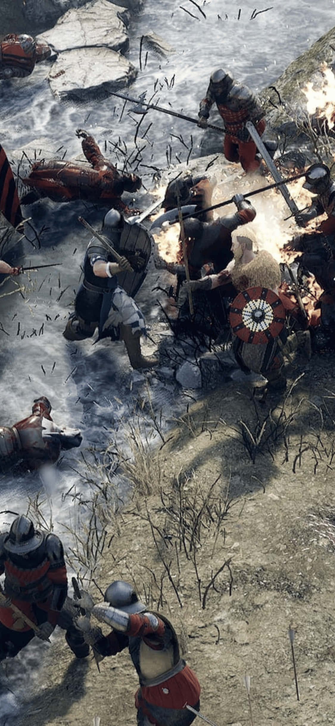 Воїн в сутичці iPhone Xs Mordhau фон Шпалери