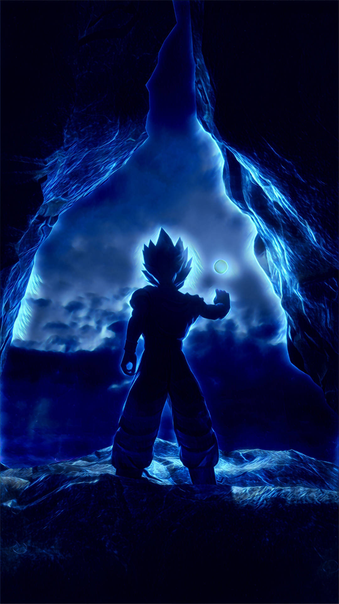 Супер Сайян Гоку — наймогутніший воїн DBZ у 4K — Dragon ball z GIF Шпалери