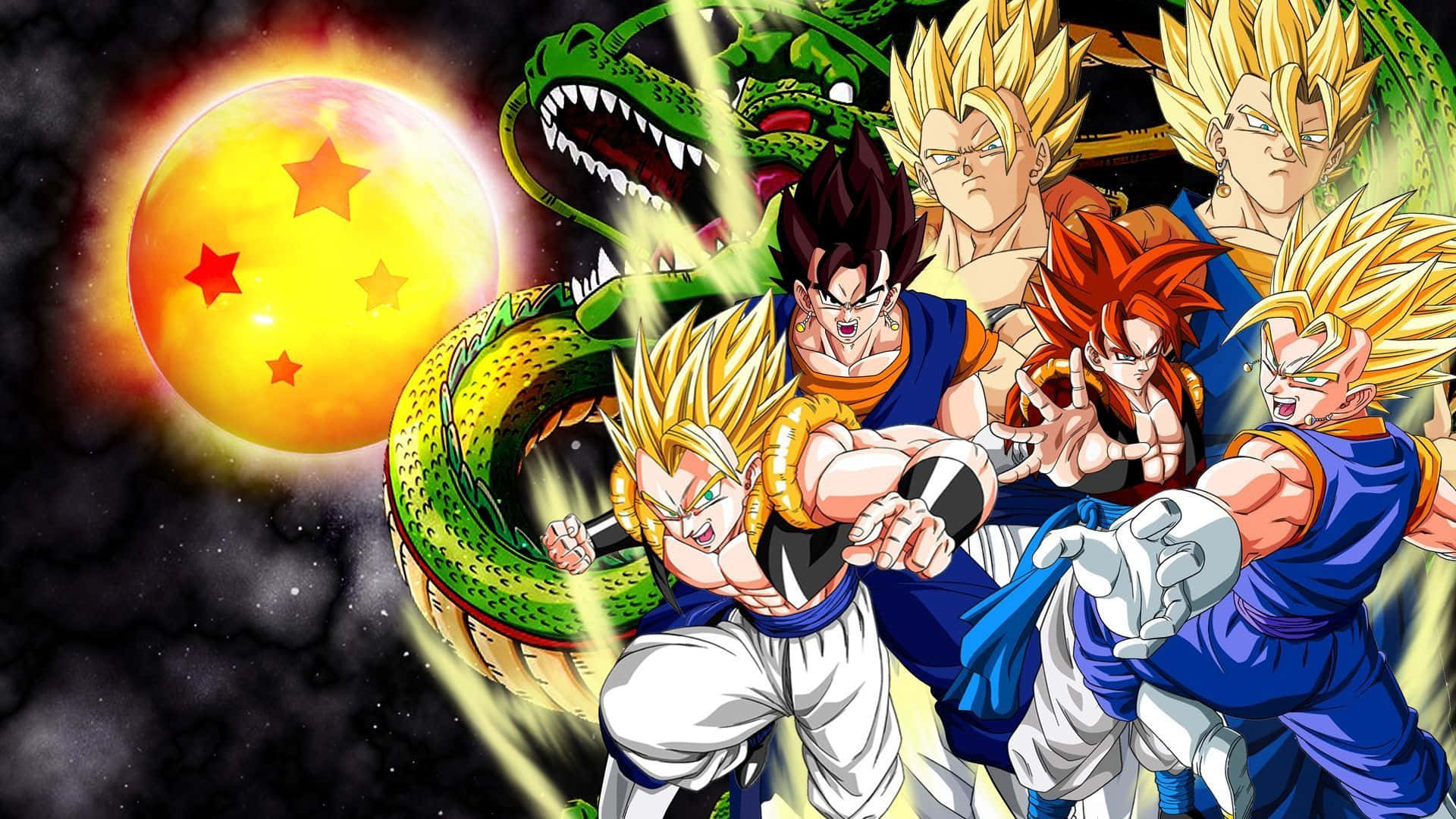 Супер Саяни, що підвищують силу в «Dragon Ball Super» Шпалери
