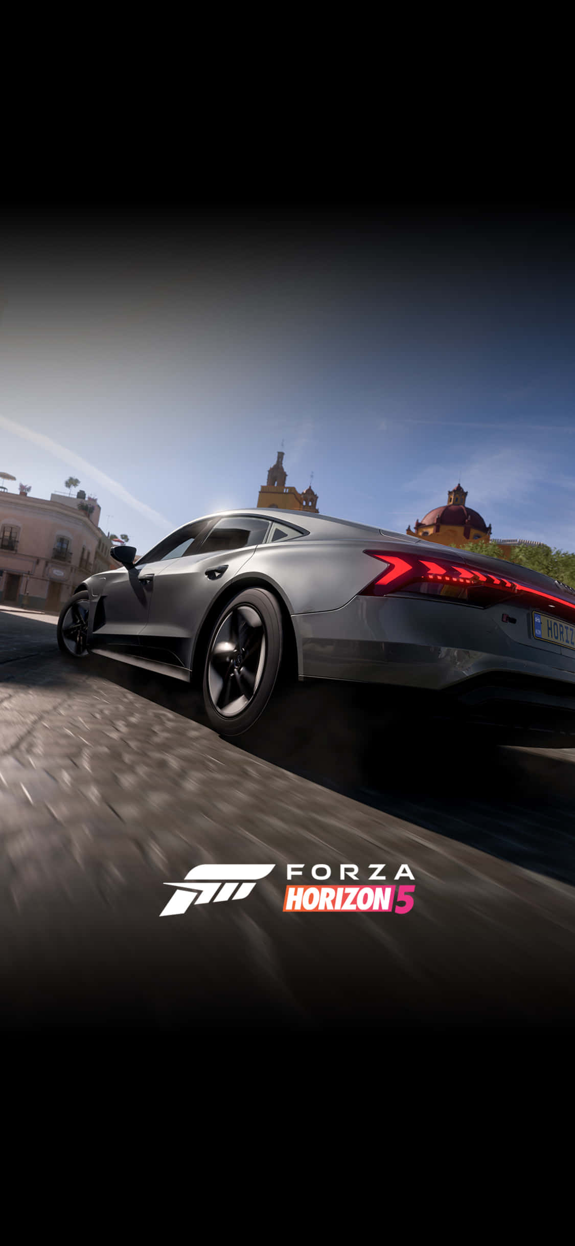 Сірий Lamborghini iPhone X Forza Motorsport 7 фон Шпалери