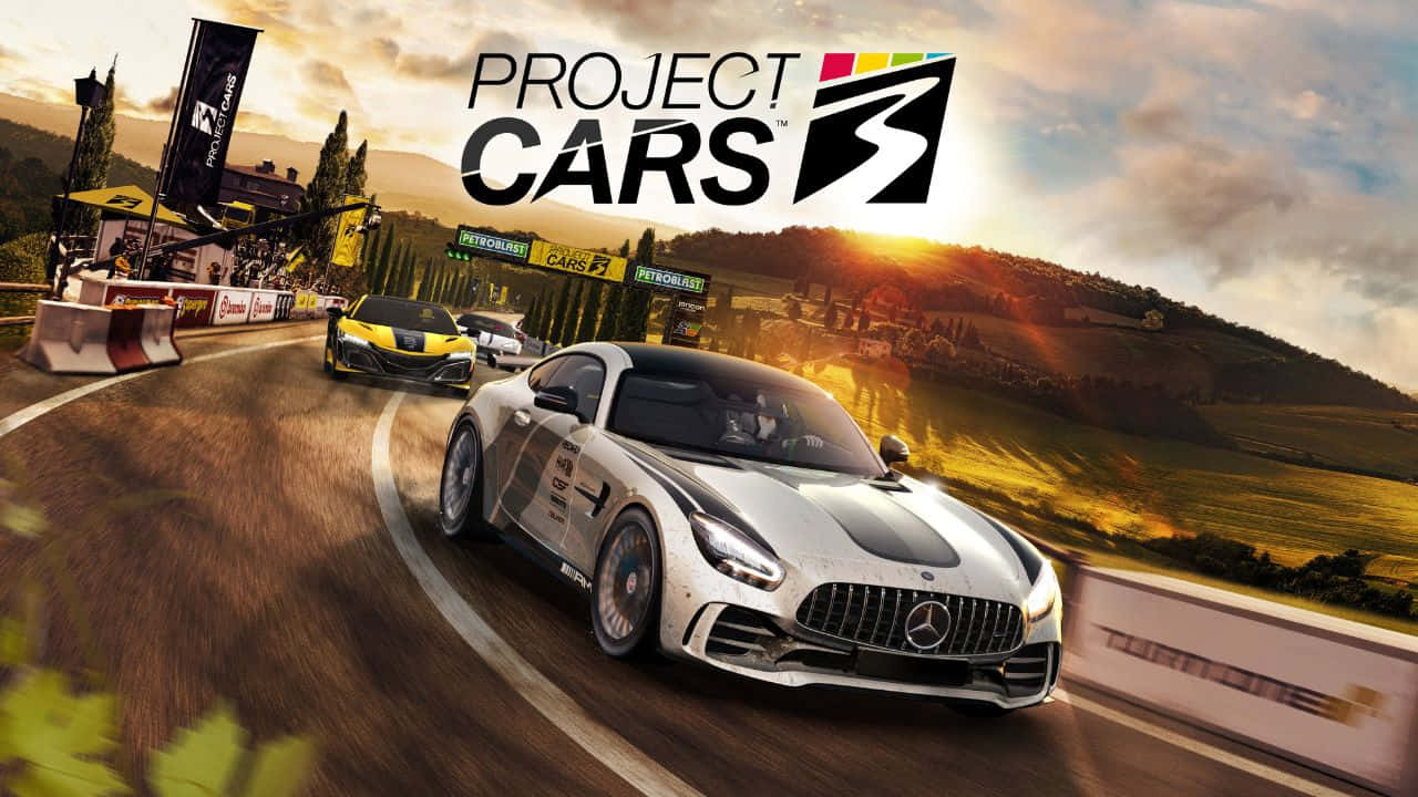 Сірий автомобіль 720p фон Project Cars Шпалери