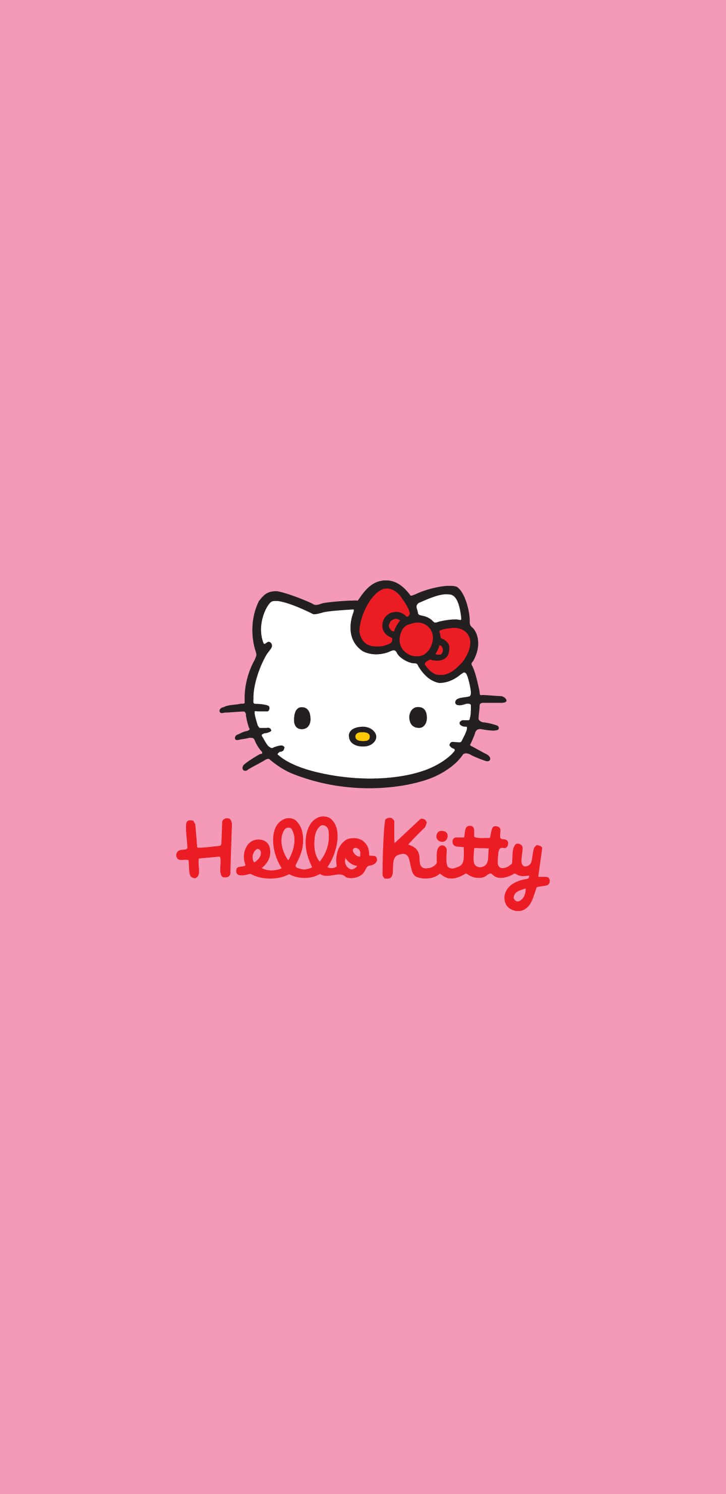 Телефон Hello Kitty Sanrio Шпалери