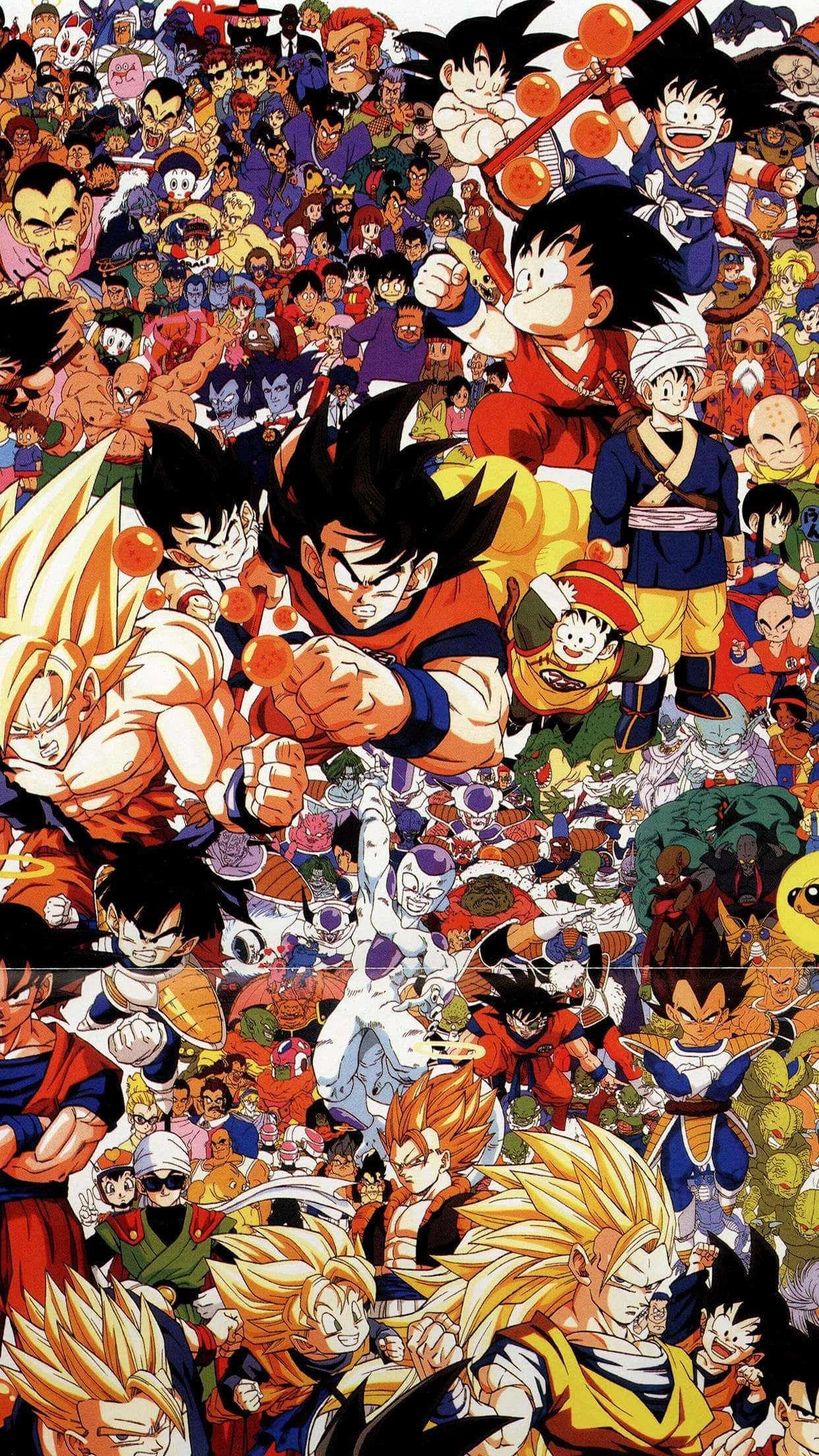 Тема екрана телефону Dragon Ball Z Шпалери