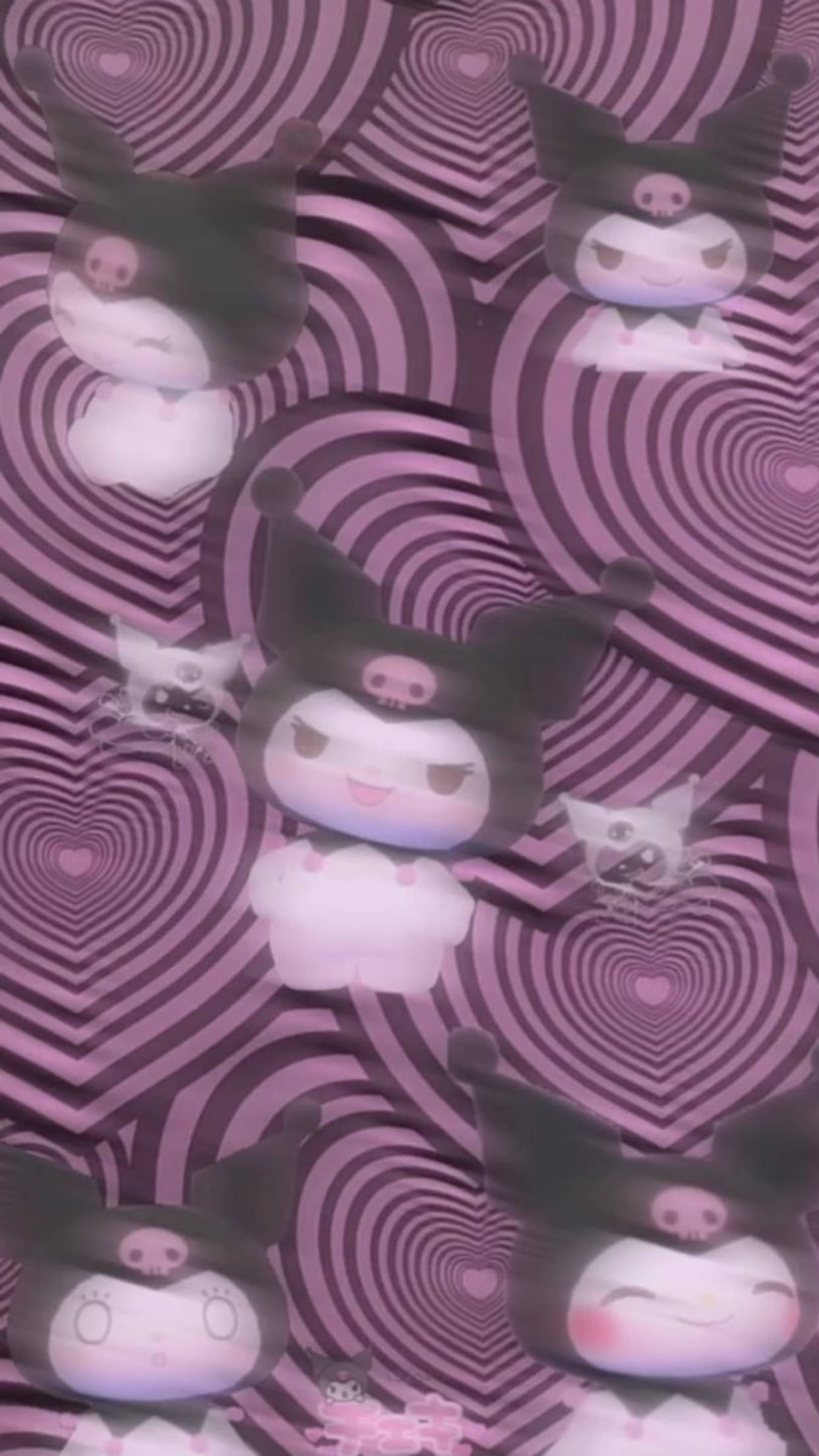 Темна альт-естетика Kuromi Шпалери