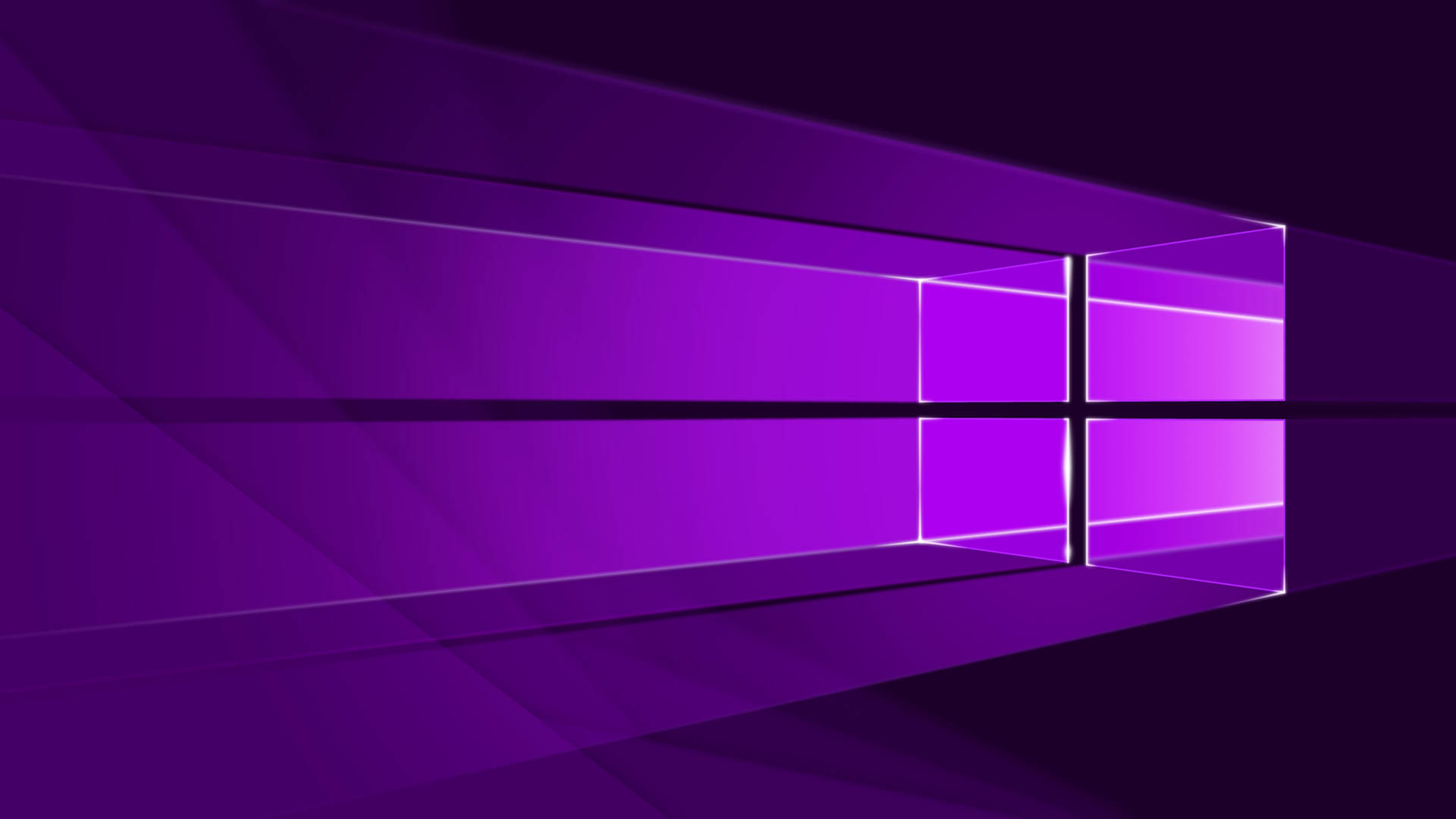 Темне неонове фіолетове логотип Windows Шпалери