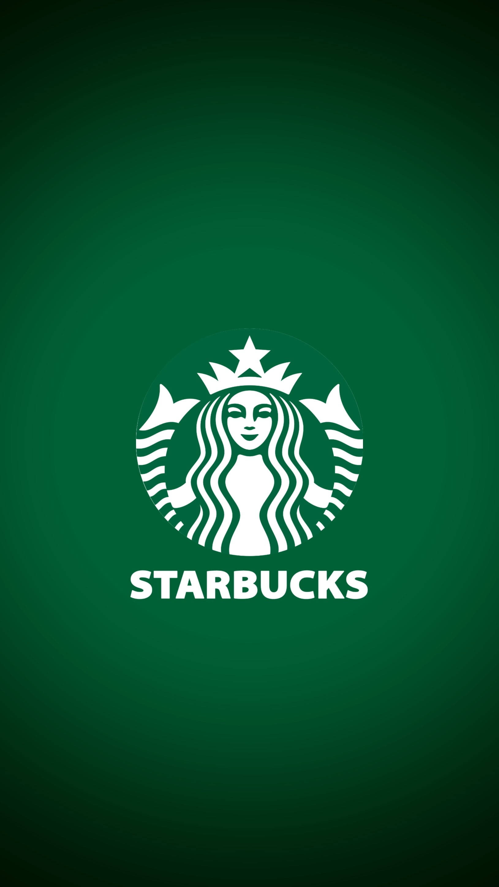 Темно-зелений Starbucks iPhone Шпалери