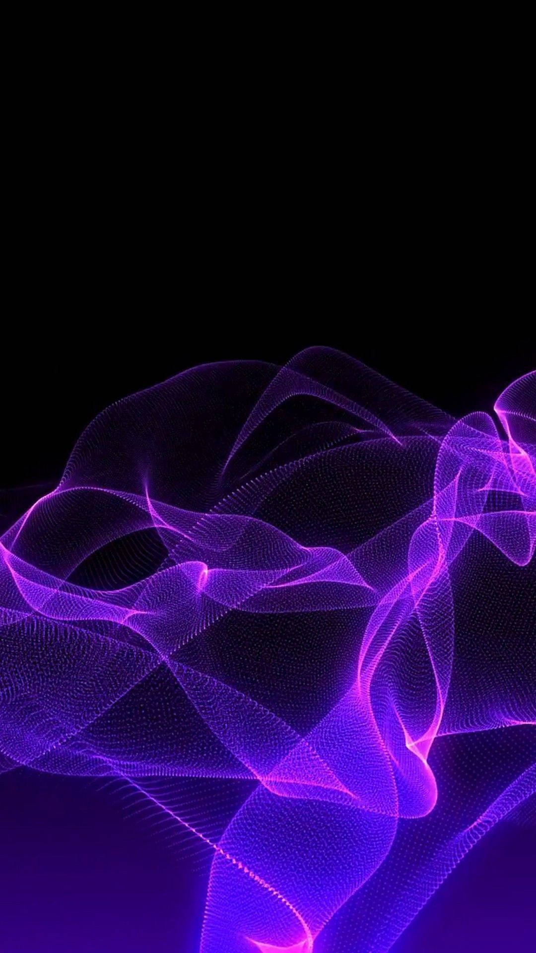 Темно-фіолетовое абстрактное искусство в стиле aesthetic Шпалери