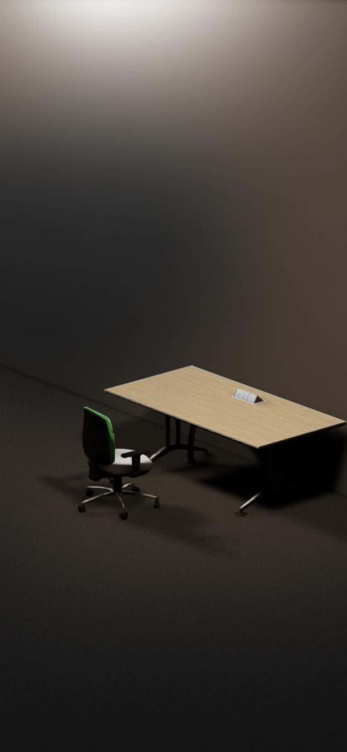 iPhone XS Dark Office Background Шпалери