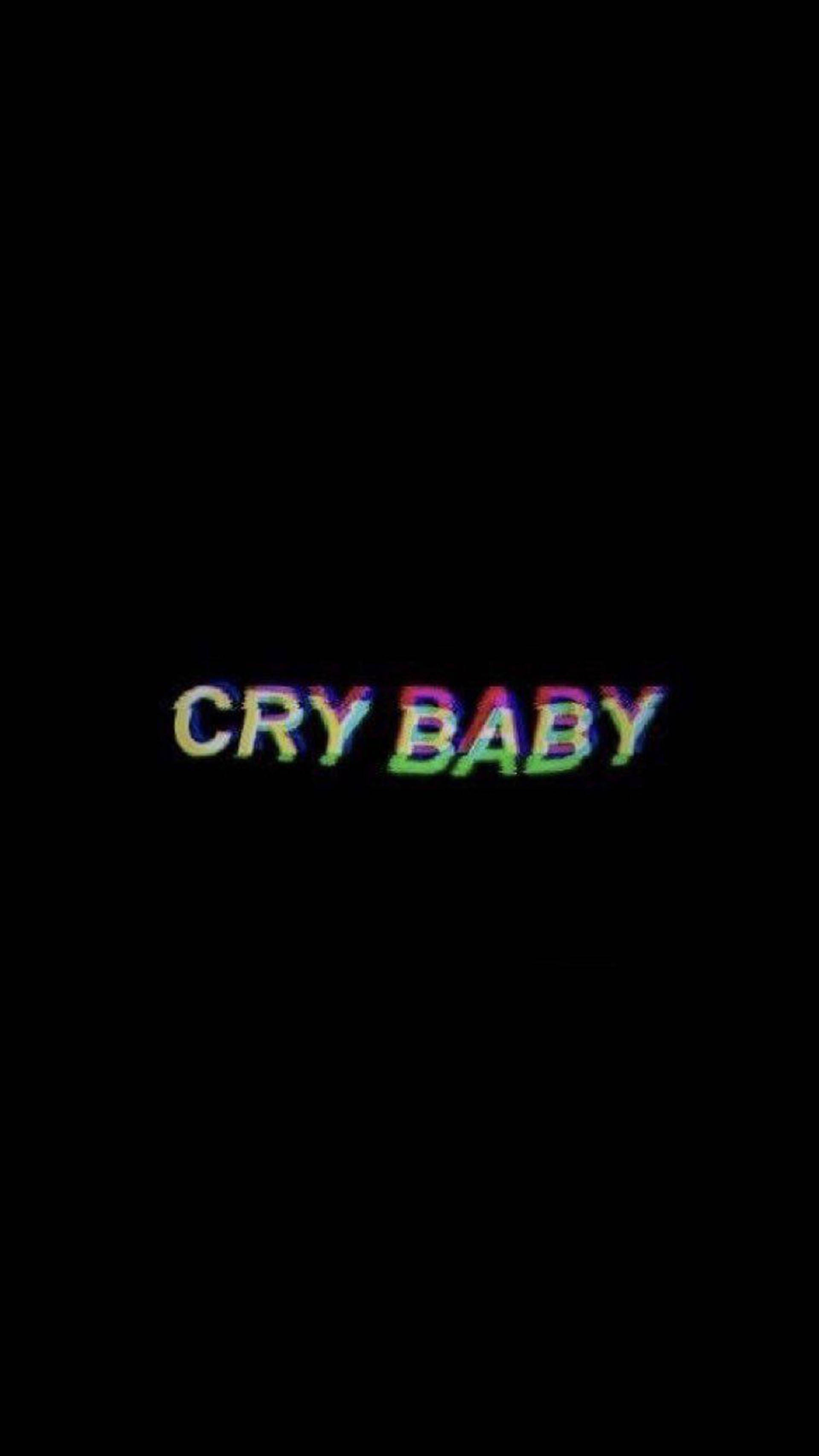 Трипова темна естетика Cry Baby Шпалери