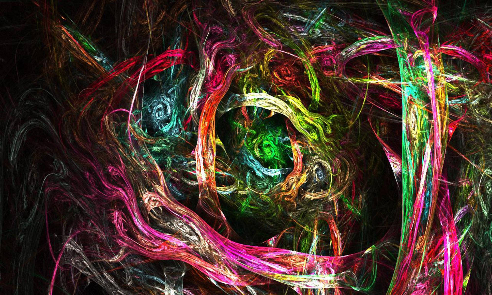 Трипова темна естетика абстрактних відтінків Шпалери