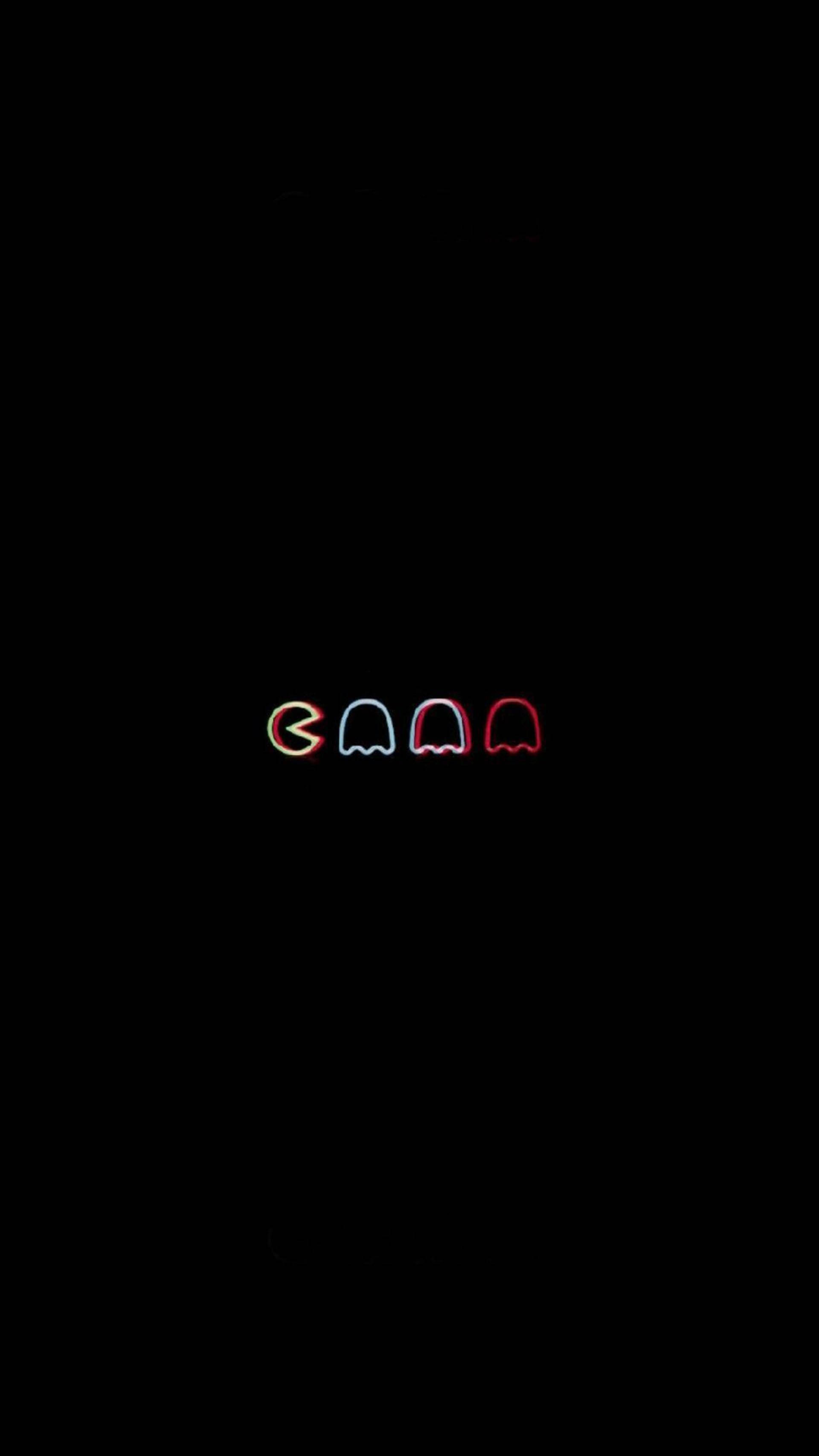 Триповані темні іконки Pacman Шпалери