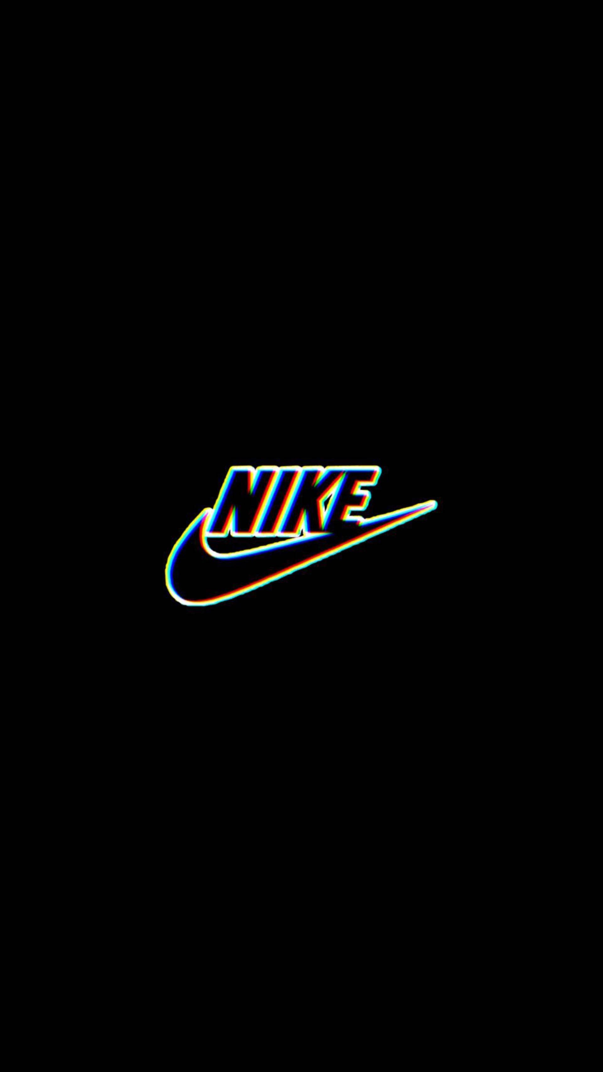 Триповий темний естетичний логотип Nike Шпалери