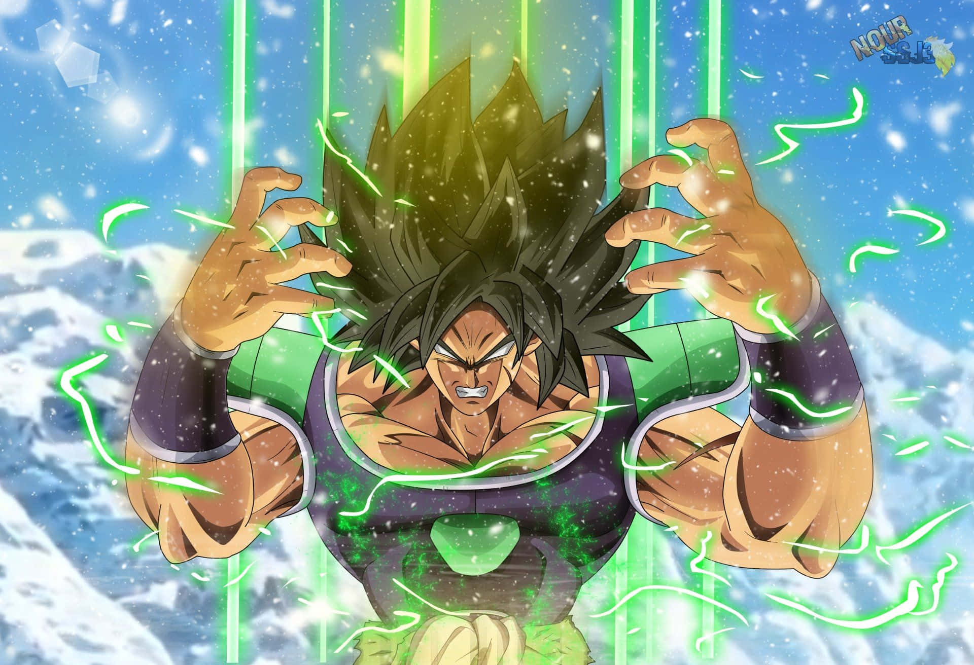 Трійця: Гоку, Вегета та Бролі крокують вперед у фільмі Dragon Ball Super: Broly Шпалери