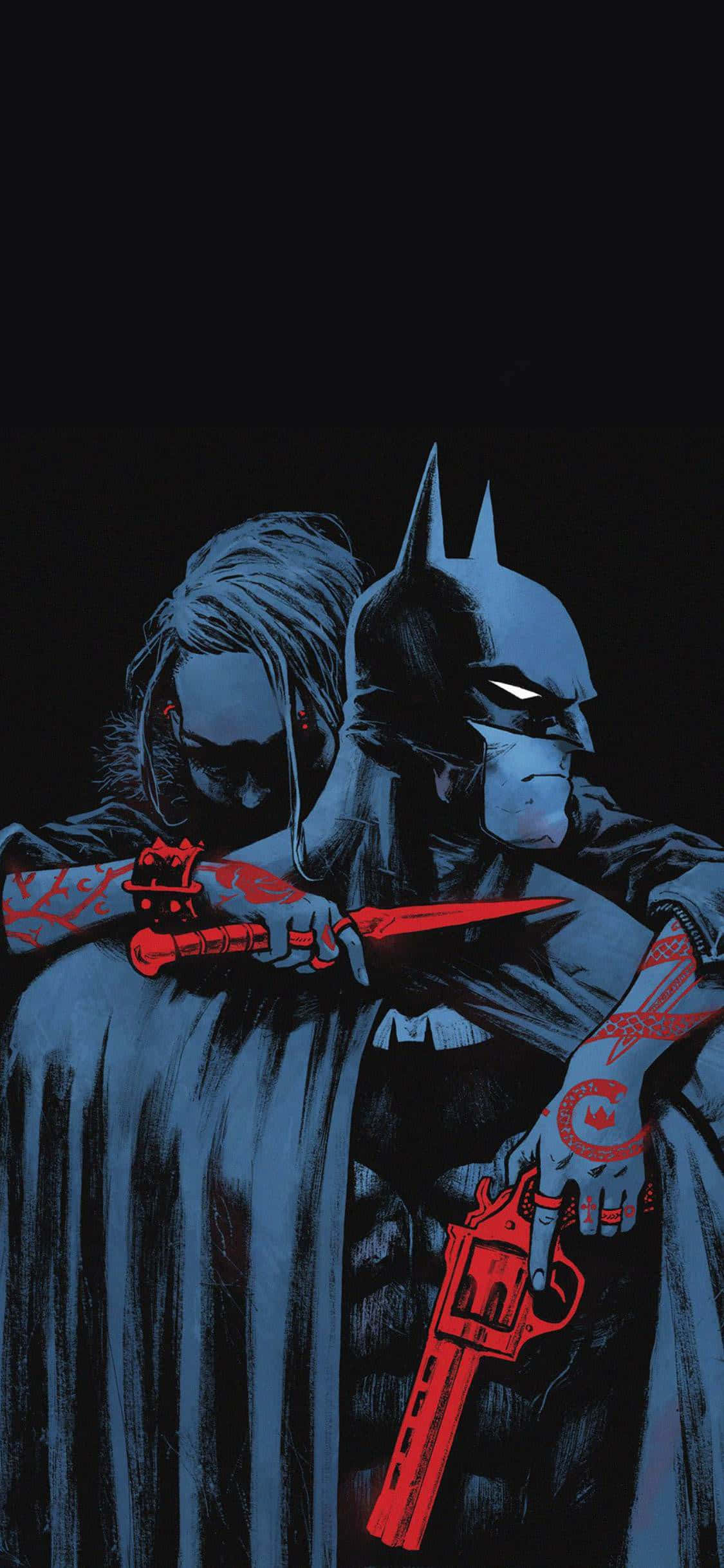 Темный Рыцарь восходит в этом захватывающем Batman Aesthetic. Шпалери