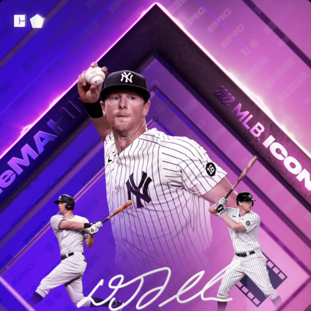 Фиолетовый постер DJ LeMahieu Шпалери