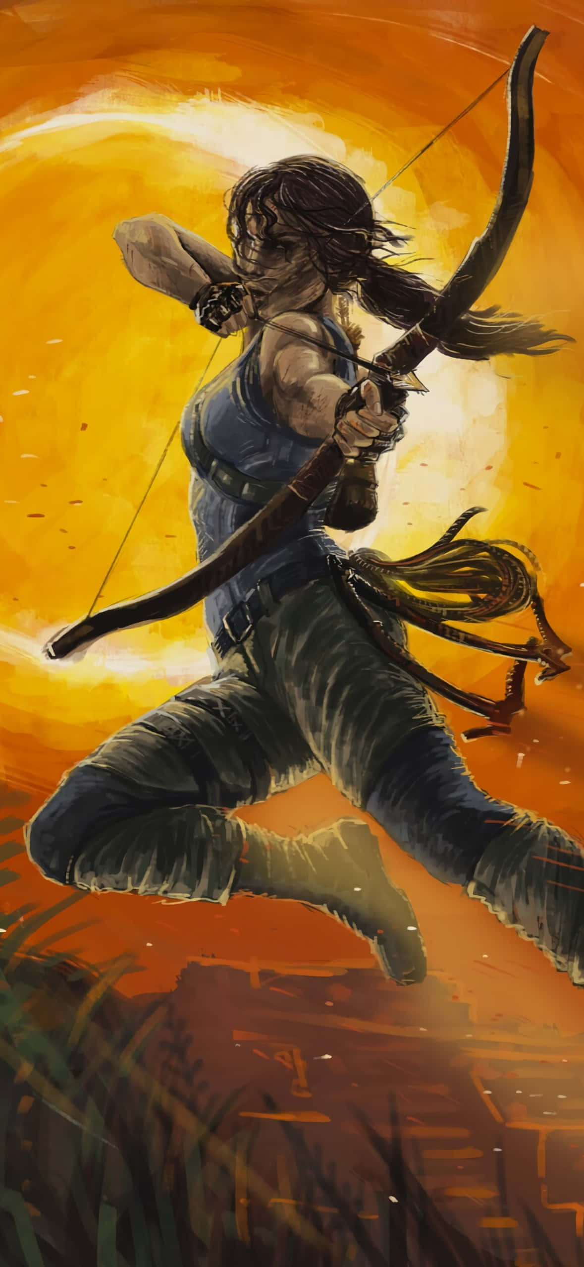 Фон Android Rise Of The Tomb Raider Лук Шпалери
