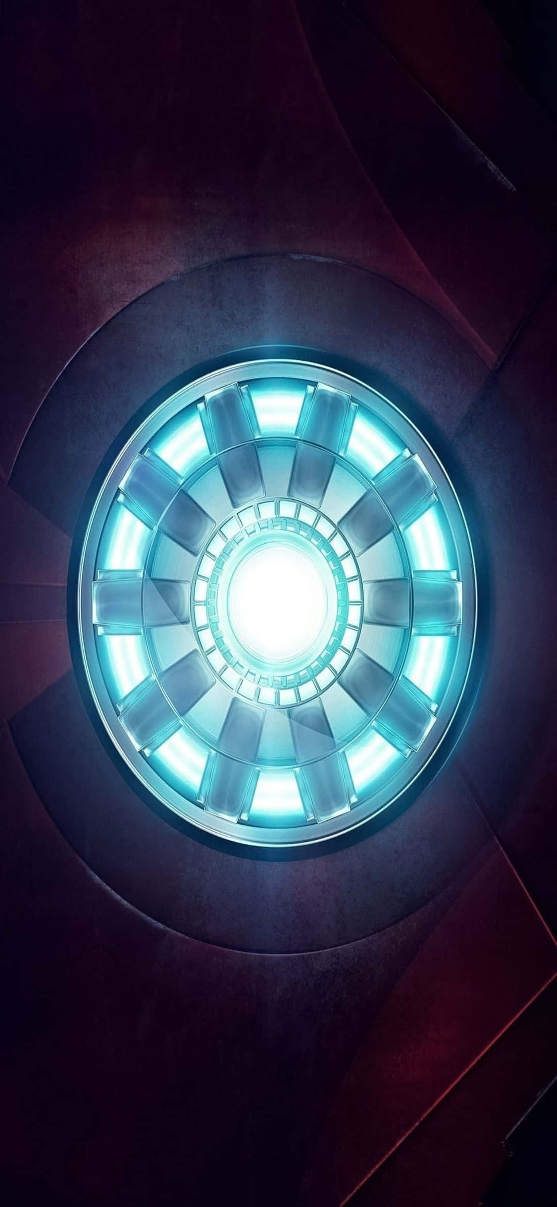 Фон iPhone X: Iron Man с реактором груди Шпалери