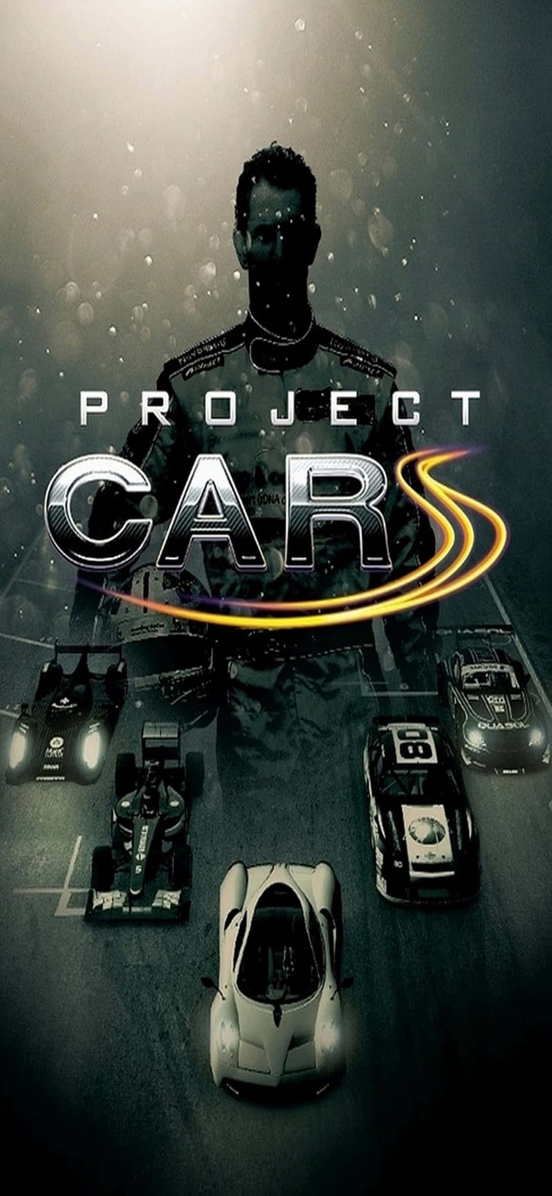 iPhone X Project Cars фон игровой титул постер различные автомобили Шпалери