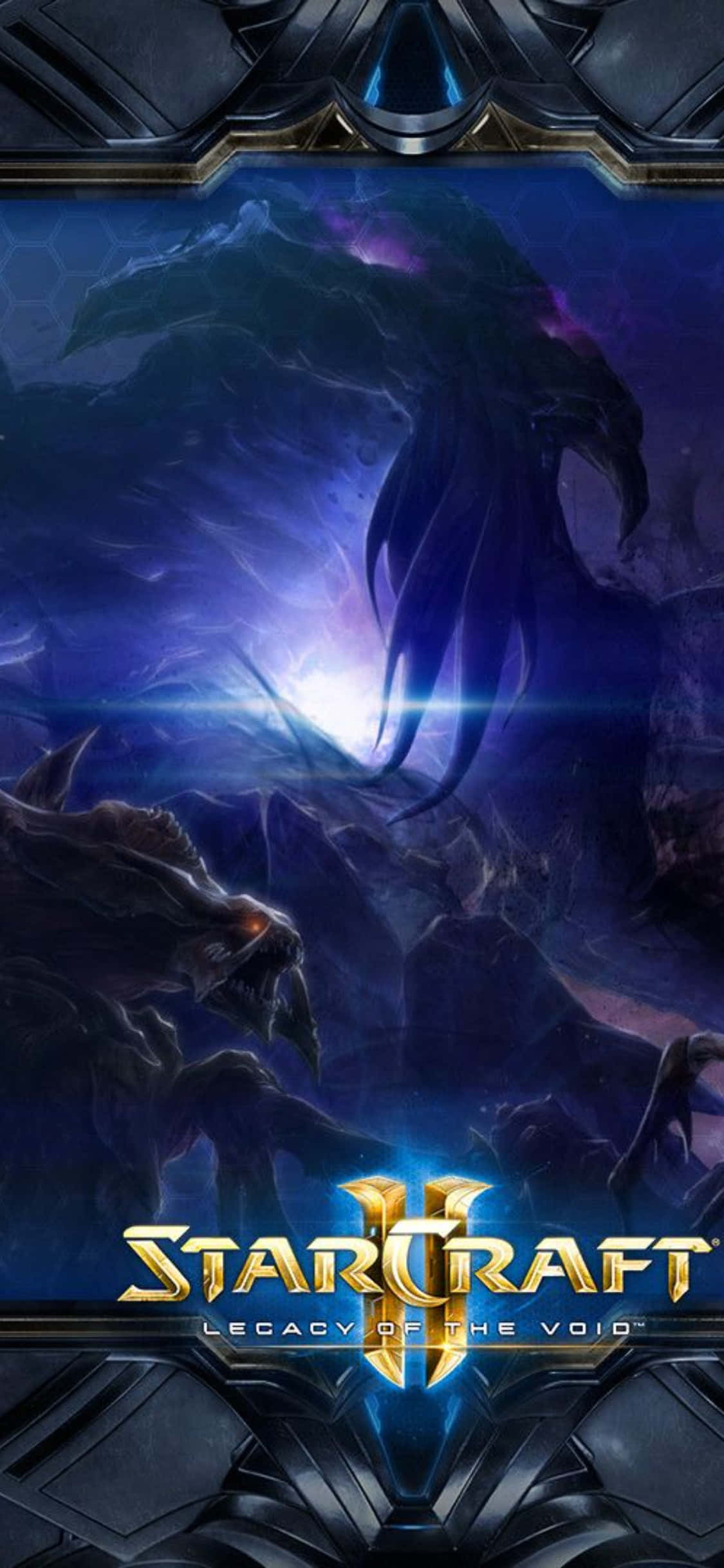 Фон iPhone X StarCraft II Существа Шпалери