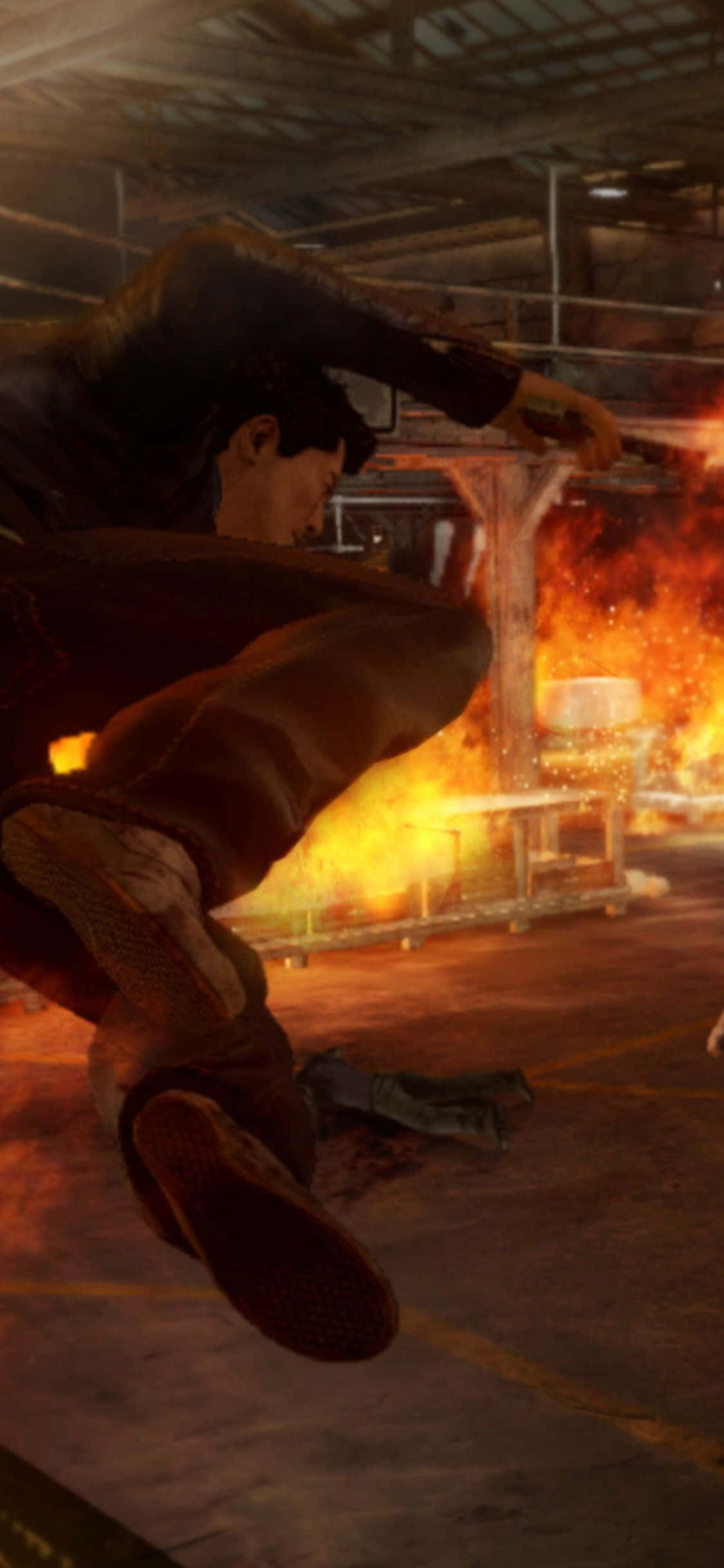 Фон iPhone Xs Sleeping Dogs Payback Склад Шпалери