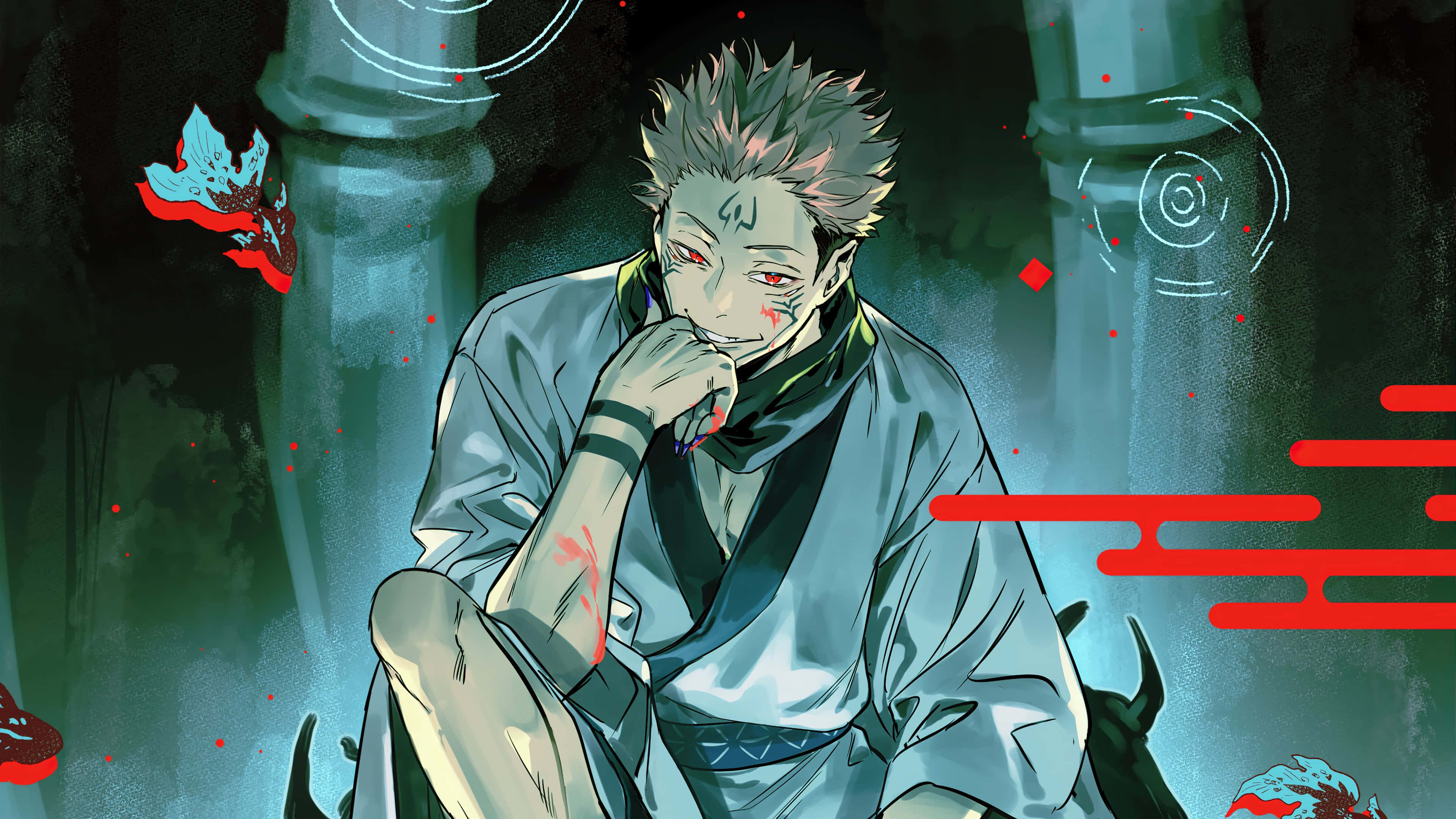 Фон Jujutsu Kaisen Шпалери