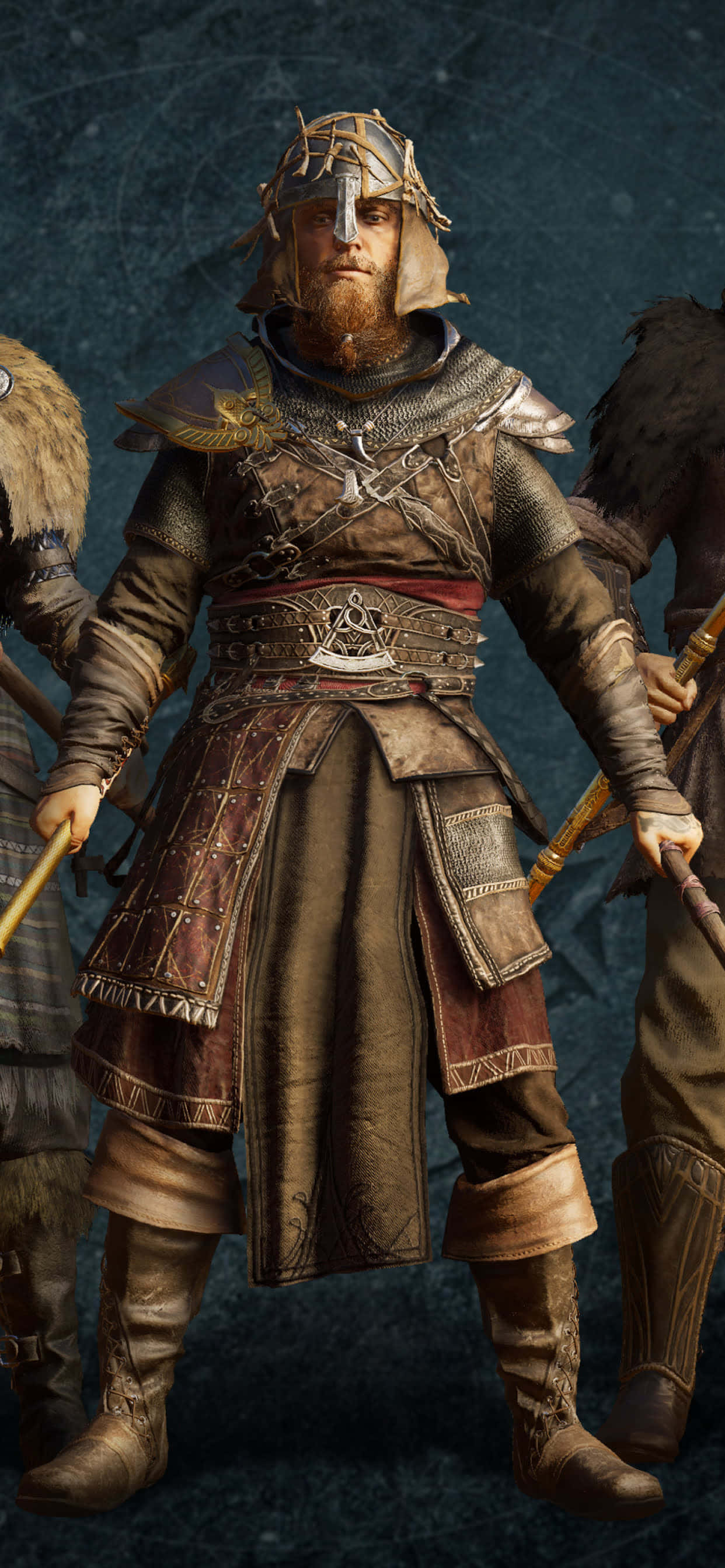 Фон Vikings iPhone Xs Max Assassin's Creed Valhalla Шпалери