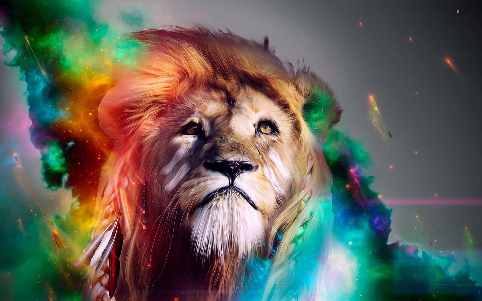 Фон Галактический Лев Шпалери