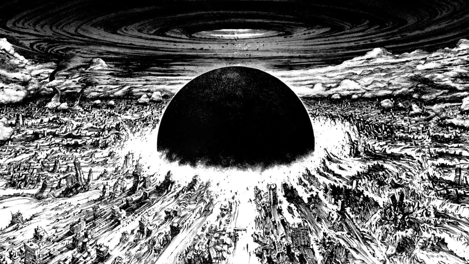 Фон манґи Akira Шпалери