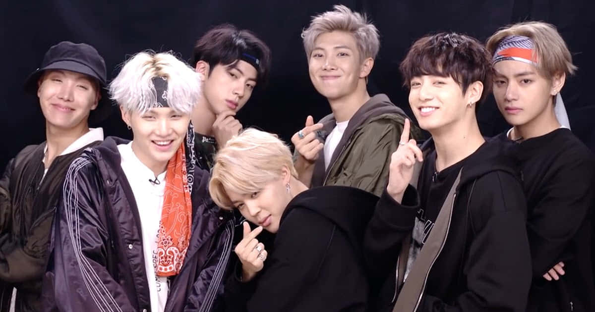 Фото BTS на шоу Еллен Дедженерес Шпалери