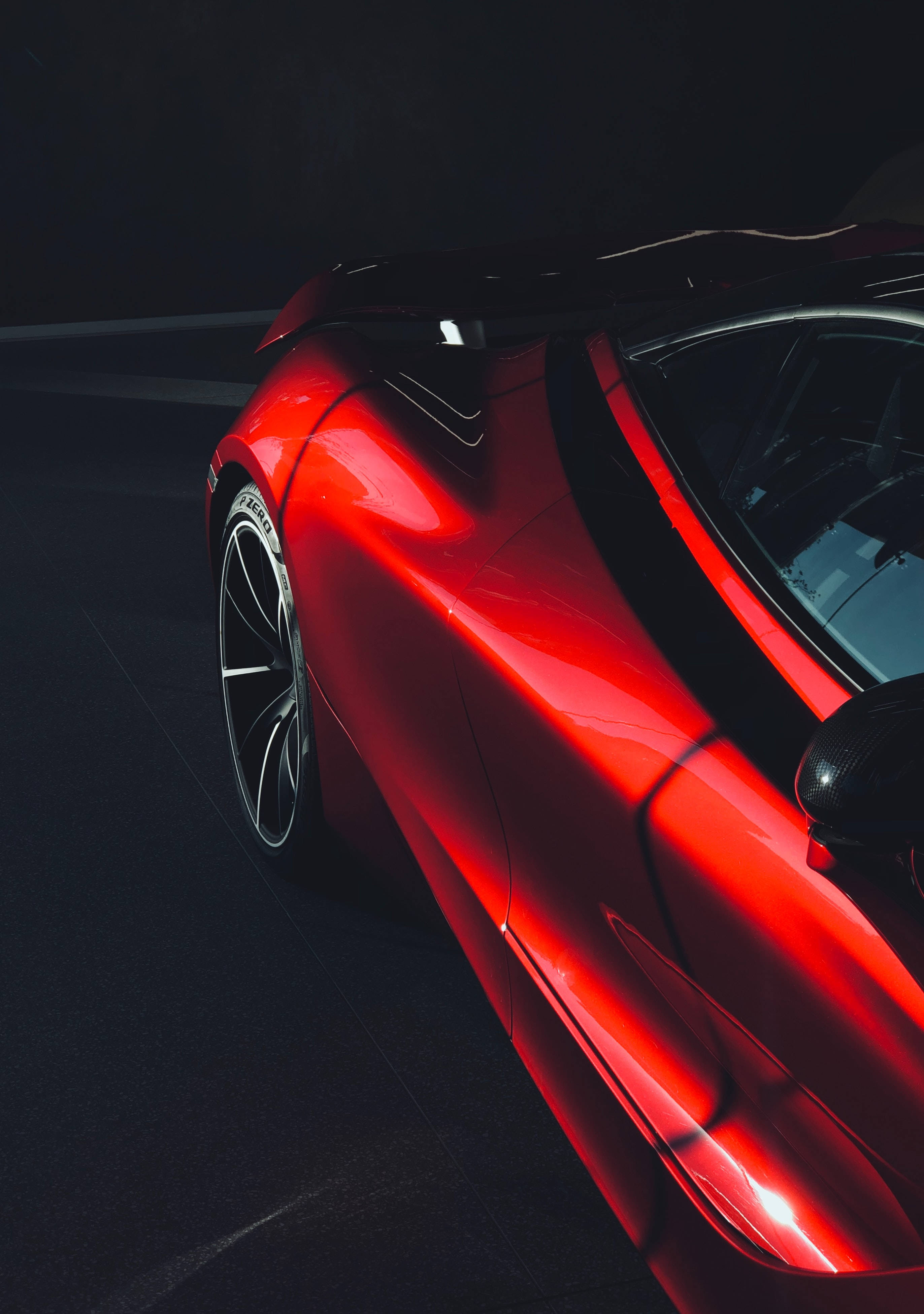 Фрагмент McLaren Red 720s Шпалери