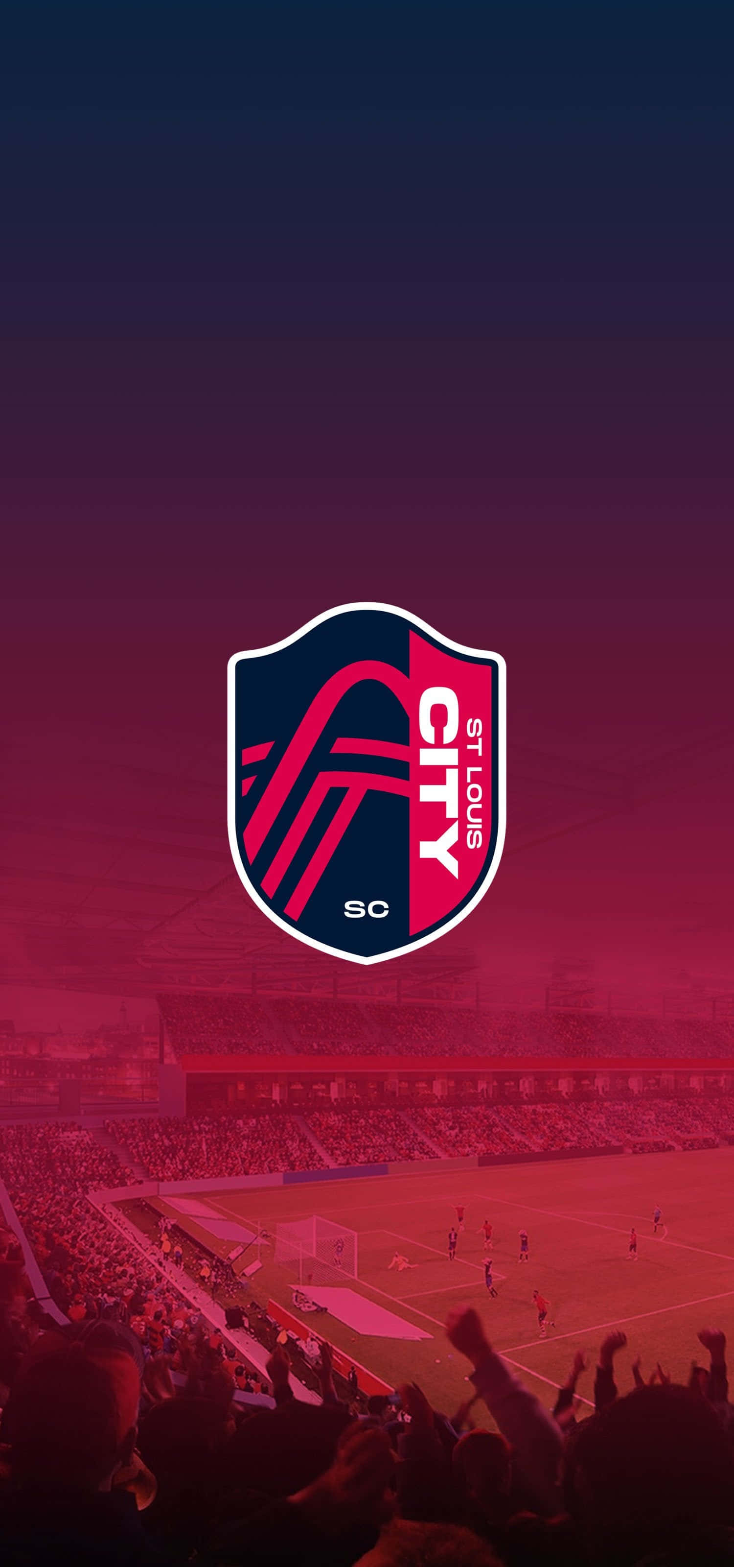 Футбольний клуб St. Louis City SC — рожевій фон Шпалери