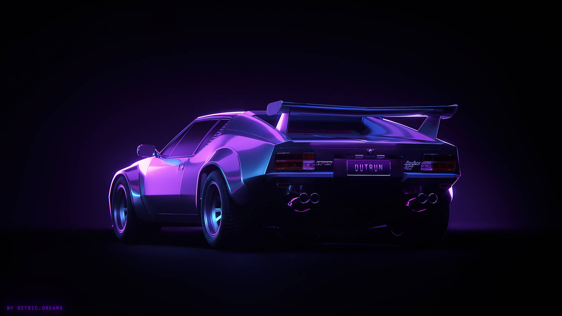 Фіолетовий Pontiac Естетика 4K Авто — Круті машини Шпалери